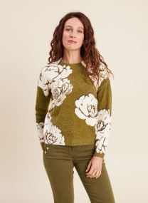 Pullover MIPRINTBLOOM damen grün