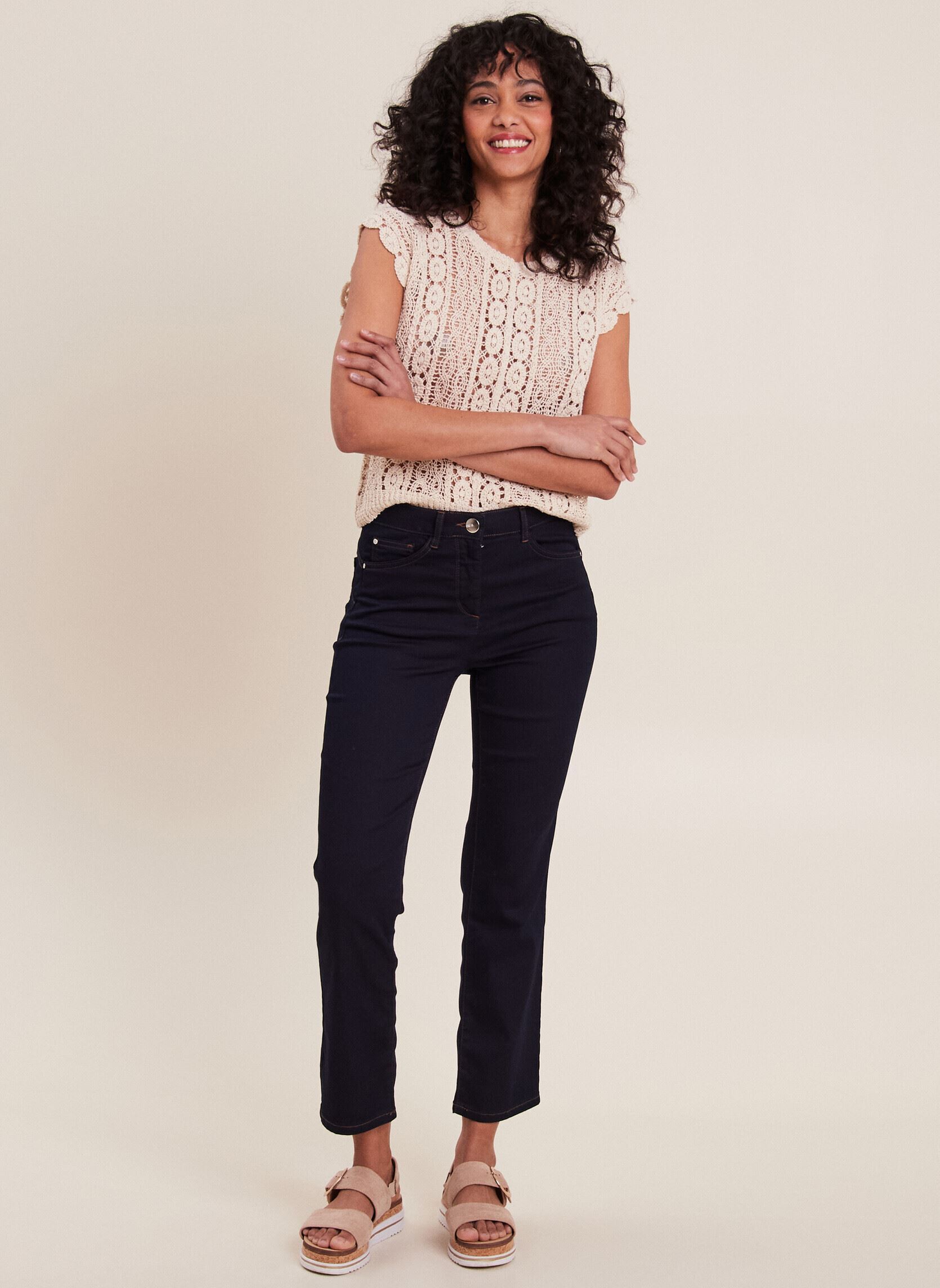 Rechte jeans / Straight Leg Jeans PESUBLIMDOIJ dames blauw Bréal Rechte jeans / Straight Leg Jeans PESUBLIMDOIJ dames blauw DENIM BRUT