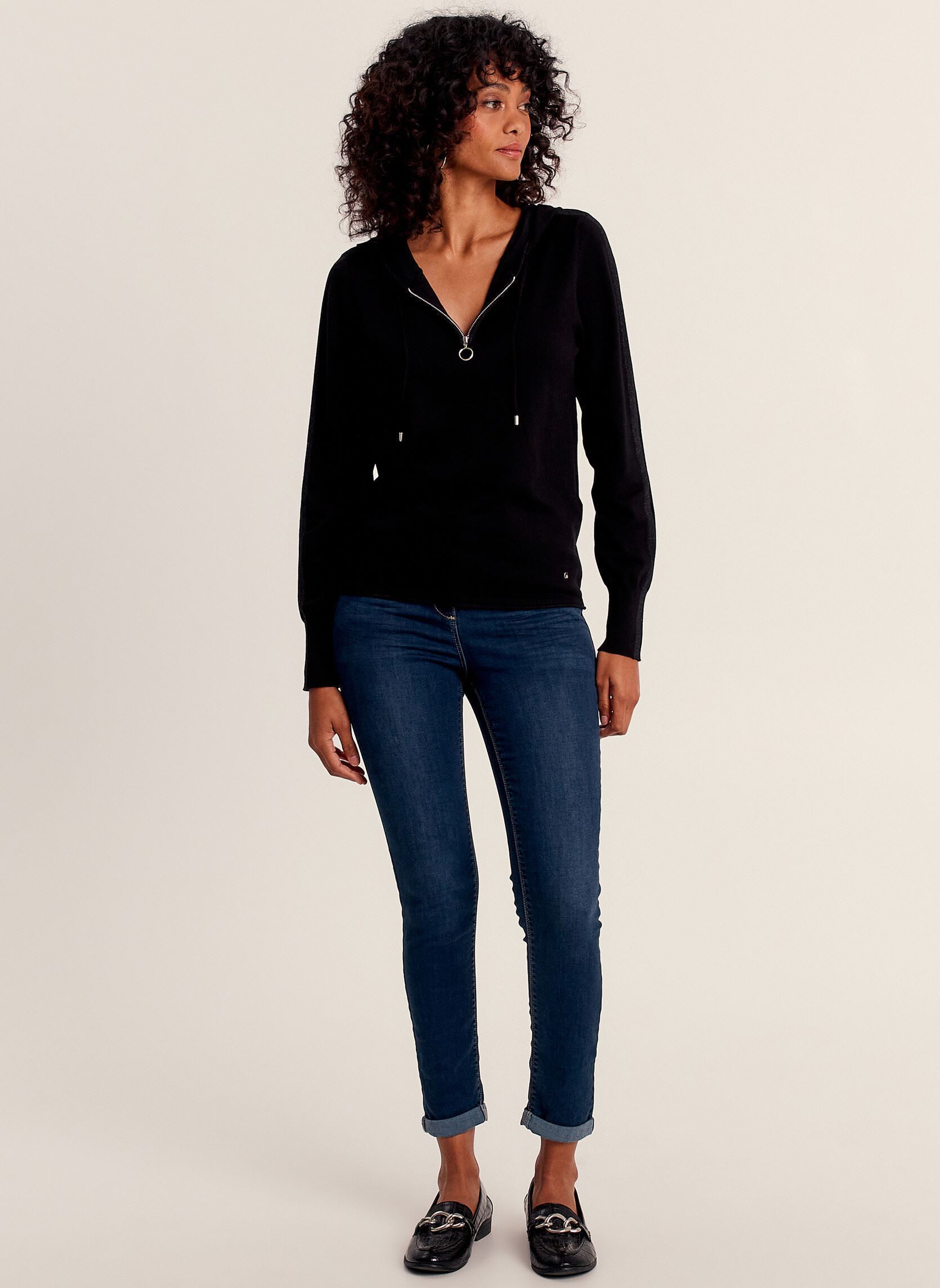 Sweats zippés MITUSWEAT femme noir Bréal Sweats zippés MITUSWEAT femme noir JET BLACK