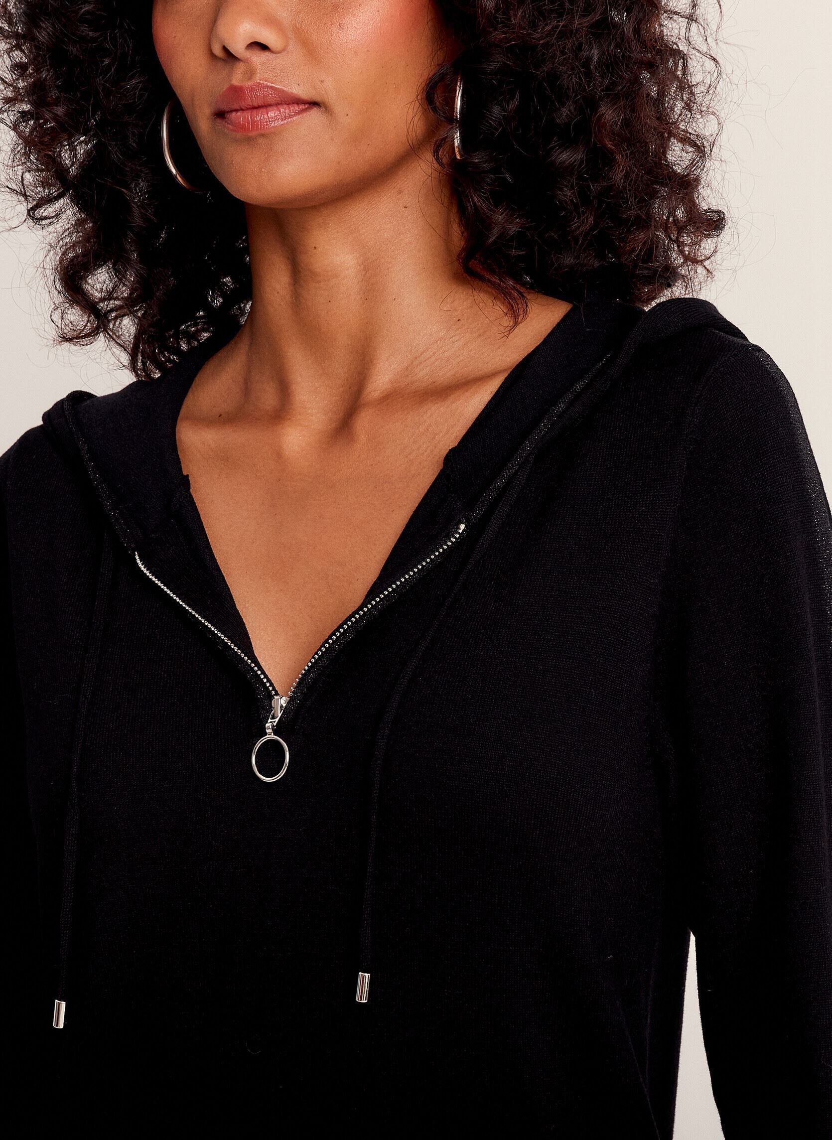 Sweats zippés MITUSWEAT femme noir Bréal Sweats zippés MITUSWEAT femme noir JET BLACK