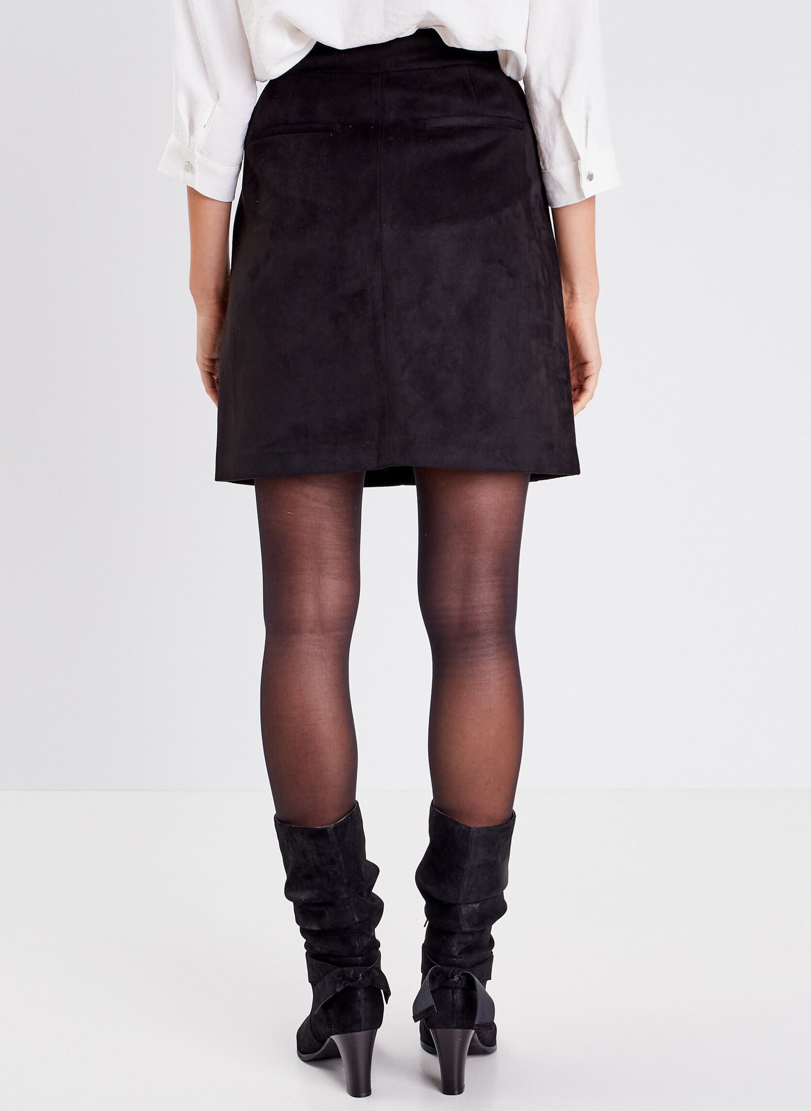 Jupes courtes JEBRIGITTE femme noir Bréal Jupes courtes JEBRIGITTE femme noir JET BLACK