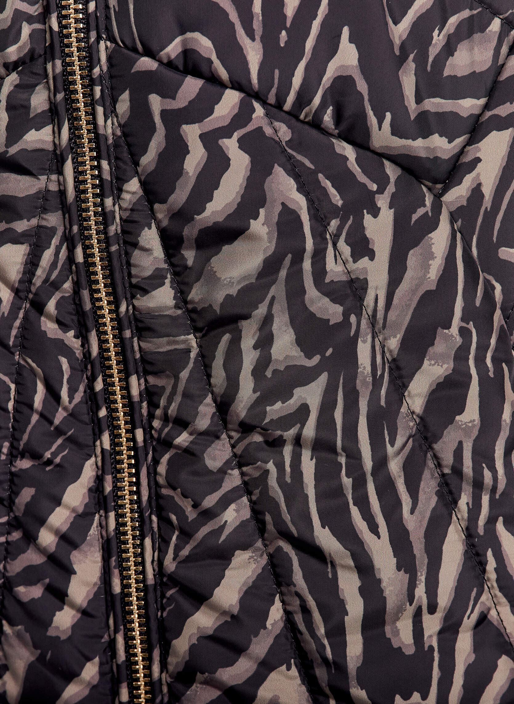 Mäntel GEARMIPRINT damen schwarz Bréal Mäntel GEARMIPRINT damen schwarz ANI-ZEBRASKA-BL
