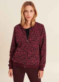 Gilets MIBOMBICHO femme bordeaux Bréal Gilets MIBOMBICHO femme bordeaux ANI-LEOHAPPY2-BIG