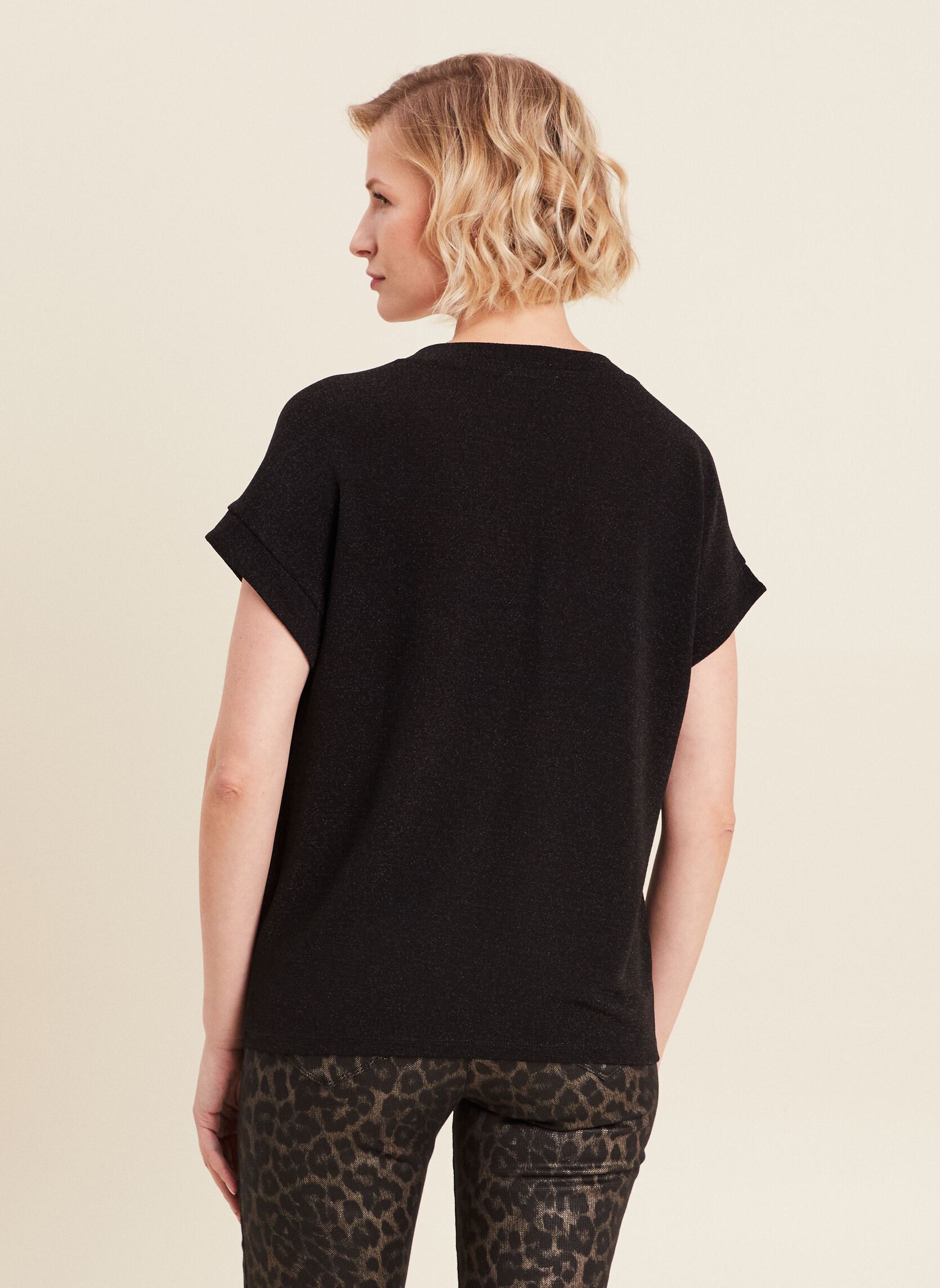 Tee-shirts manches courtes TESOLONEW femme noir Bréal Tee-shirts manches courtes TESOLONEW femme noir JET BLACK