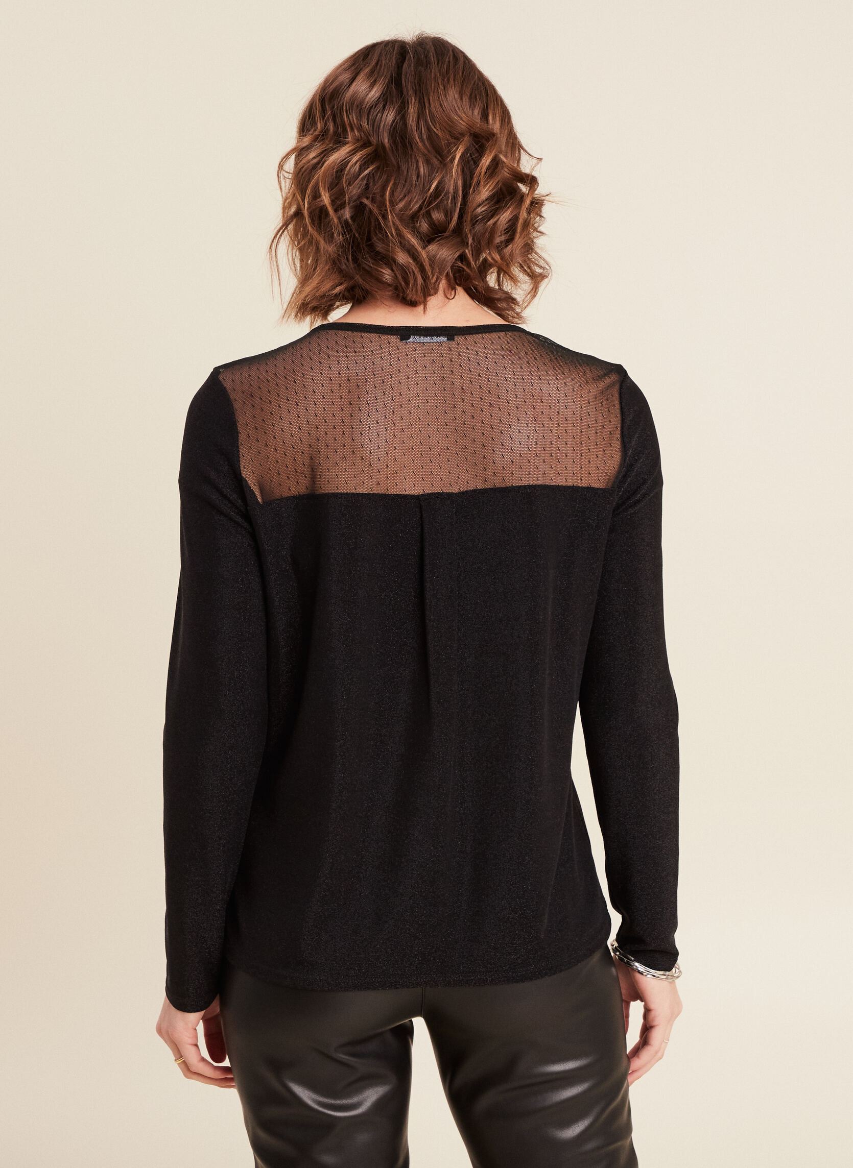 Tee-shirts manches longues TIRESIPLUM femme noir Bréal Tee-shirts manches longues TIRESIPLUM femme noir JET BLACK