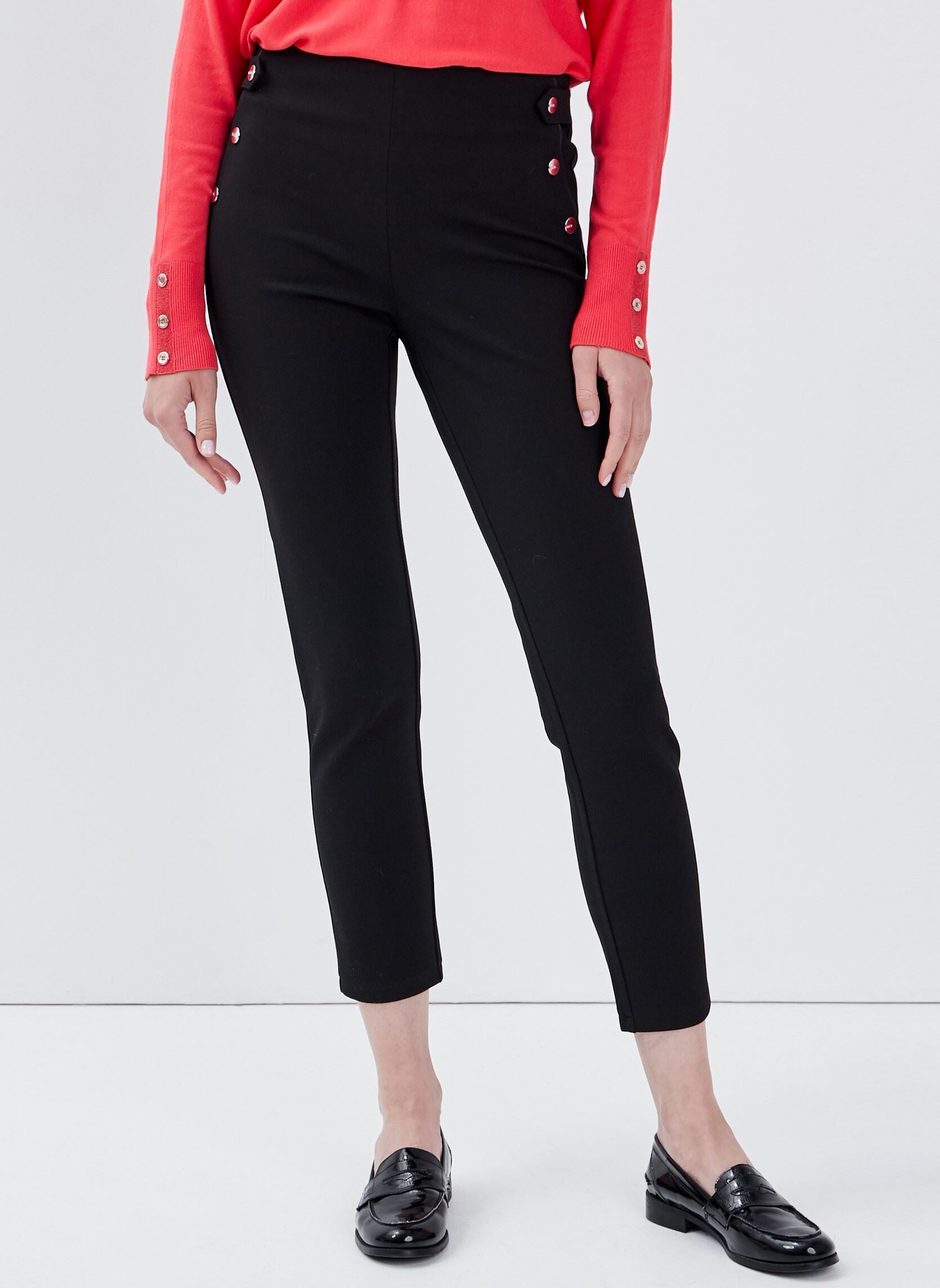 Broeken PETREGDIBLAC dames zwart Bréal Broeken PETREGDIBLAC dames zwart JET BLACK