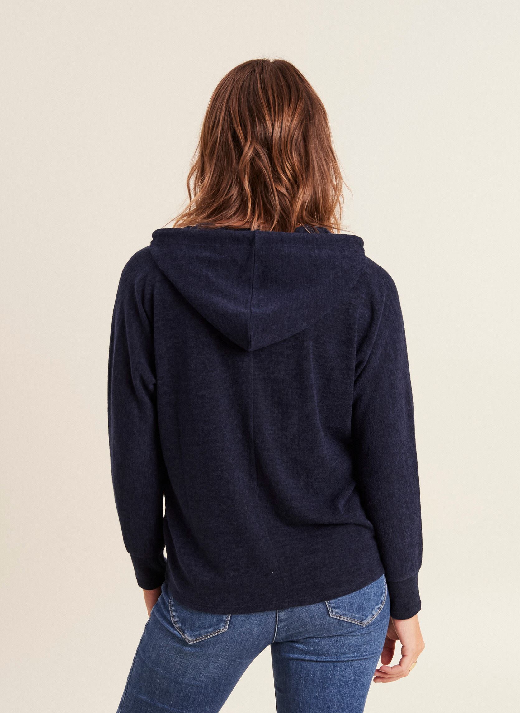 Blouses met lange mouwen TICHOLONA dames blauw Bréal Blouses met lange mouwen TICHOLONA dames blauw PEACOAT