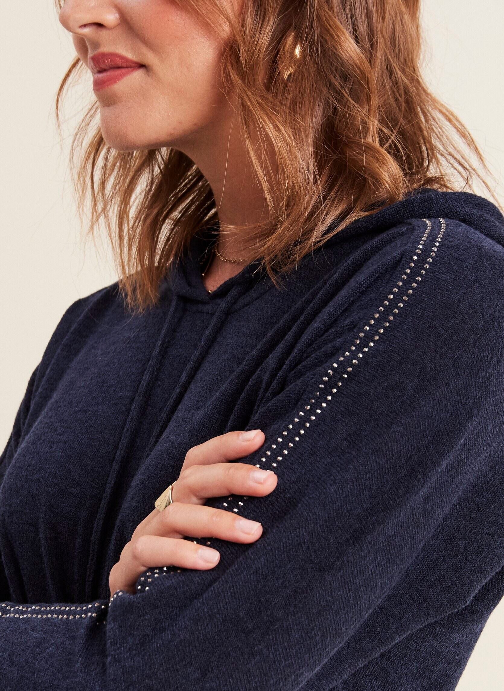 Blouses met lange mouwen TICHOLONA dames blauw Bréal Blouses met lange mouwen TICHOLONA dames blauw PEACOAT