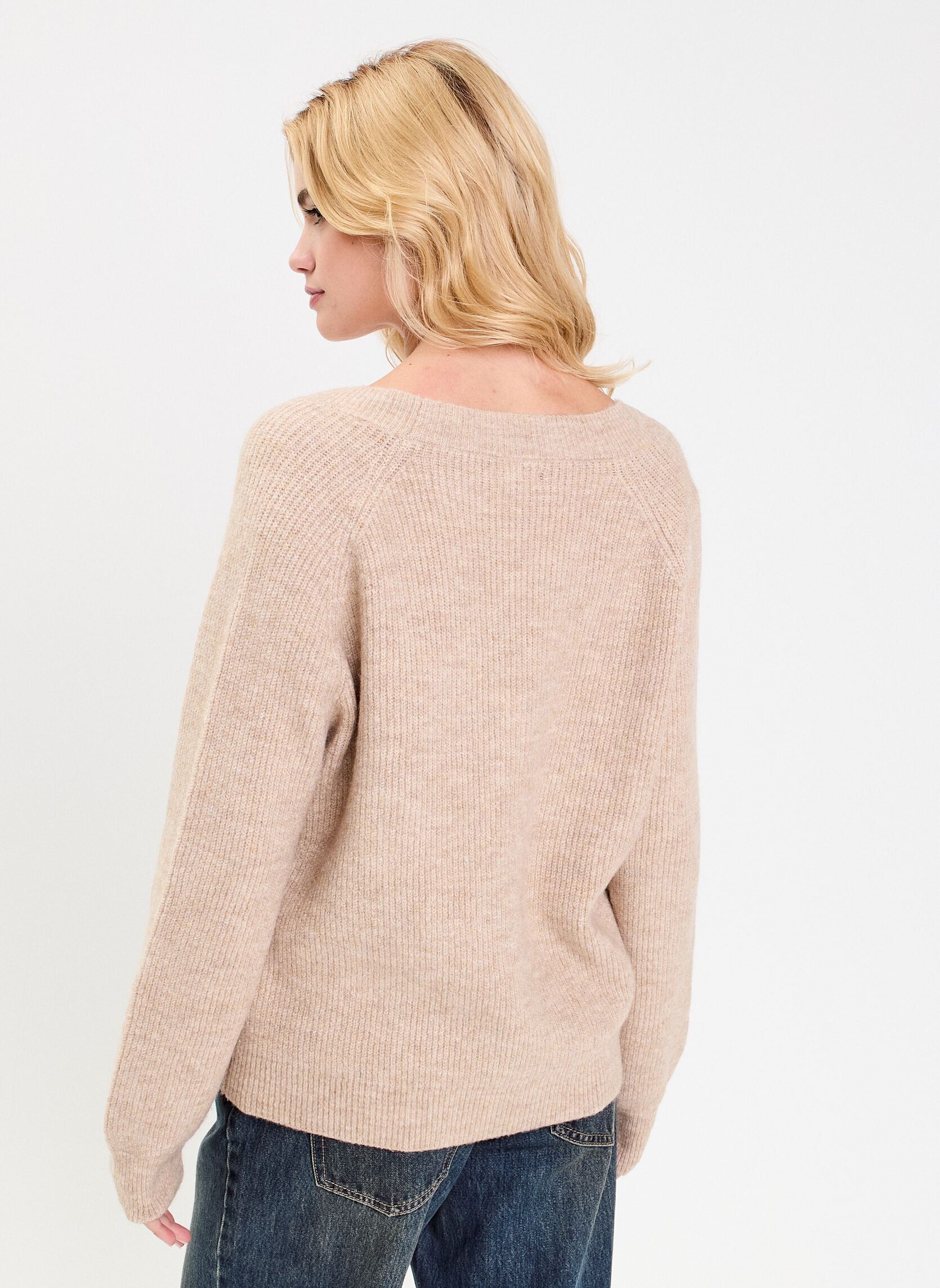 Truien COOLPULLV dames beige Cache Cache Truien COOLPULLV dames beige BEIGE CHINE