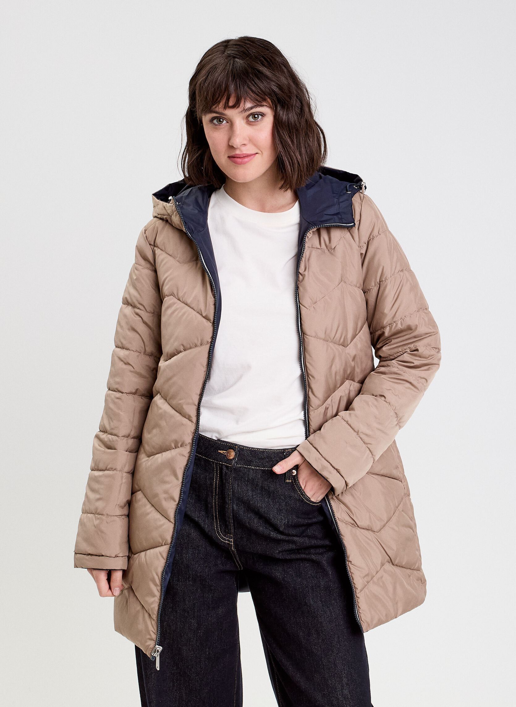 Parkas DOUREVERSE femme bleu Cache Cache Parkas DOUREVERSE femme bleu SKY CAPTAIN