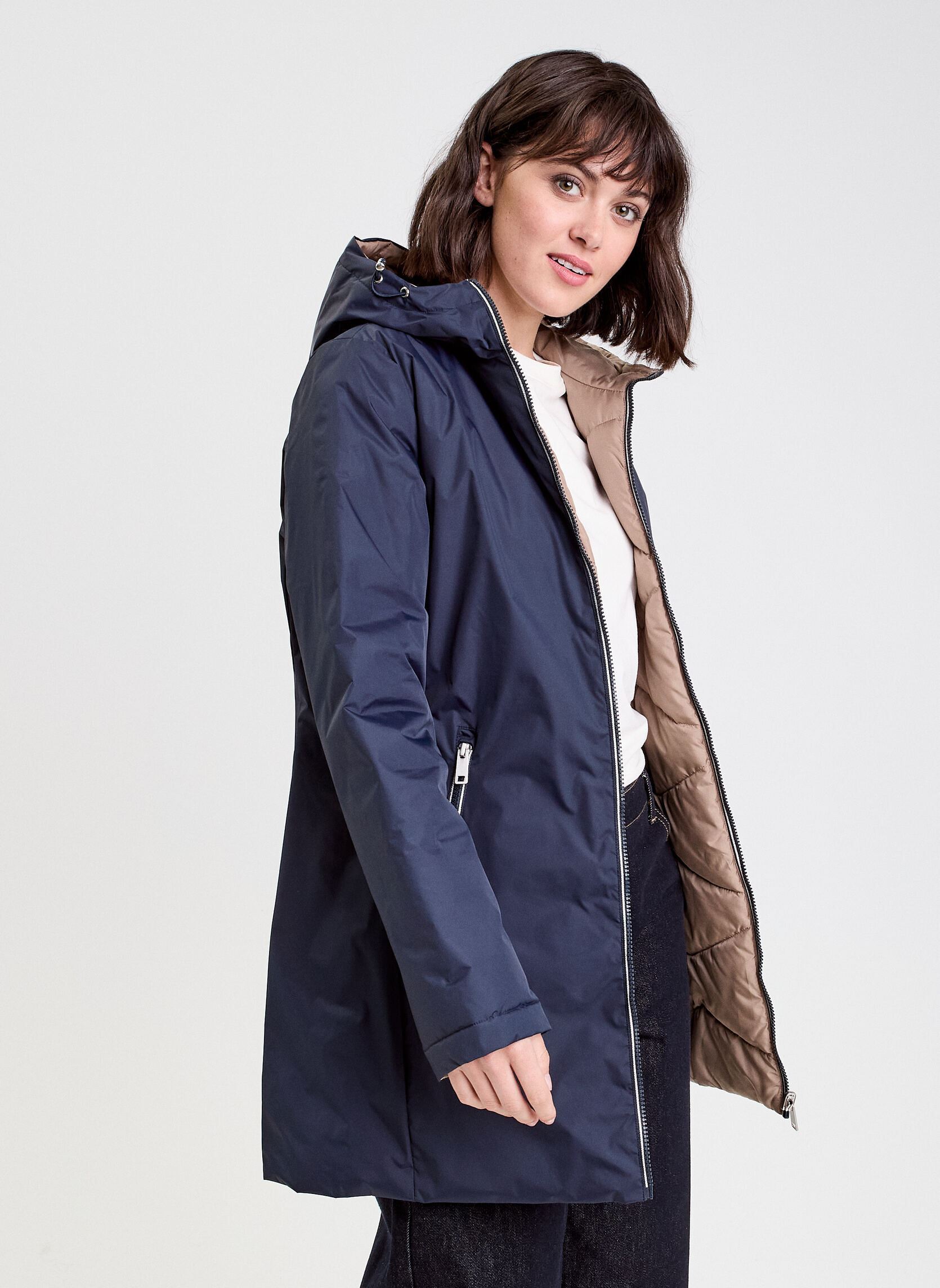 Parkas DOUREVERSE femme bleu Cache Cache Parkas DOUREVERSE femme bleu SKY CAPTAIN
