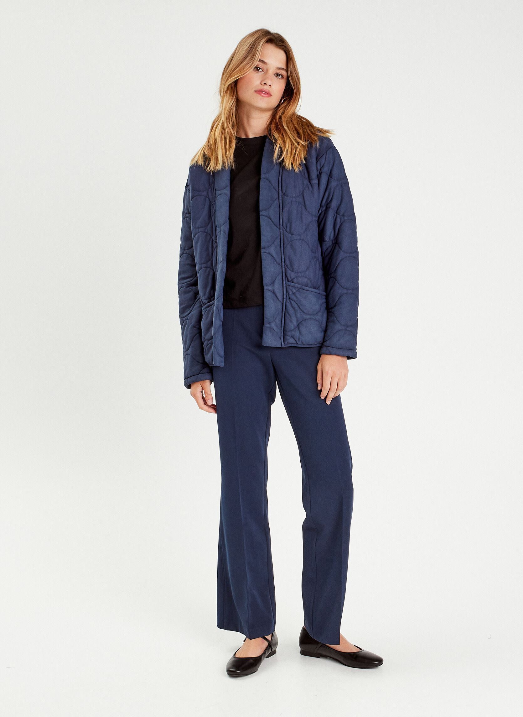 Pantalons larges CITYFLARE femme bleu Cache Cache Pantalons larges CITYFLARE femme bleu NAVY BLAZER
