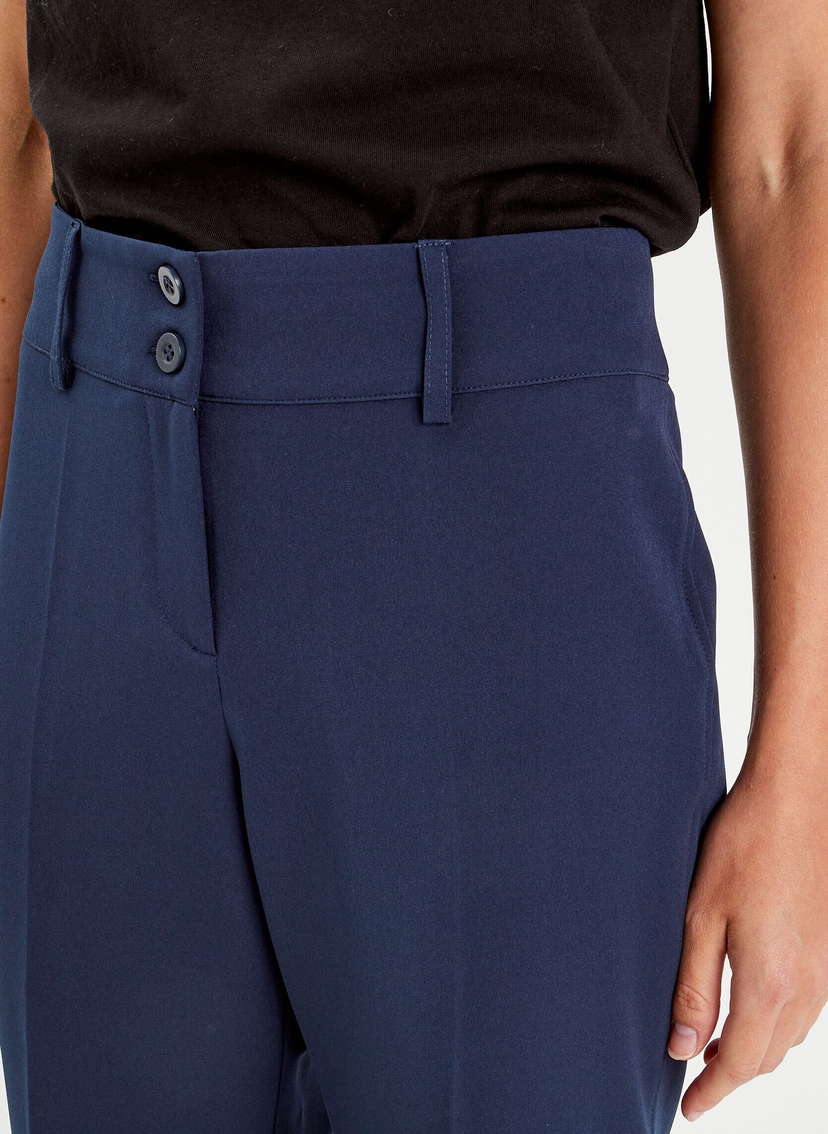 Pantalons larges CITYFLARE femme bleu Cache Cache Pantalons larges CITYFLARE femme bleu NAVY BLAZER