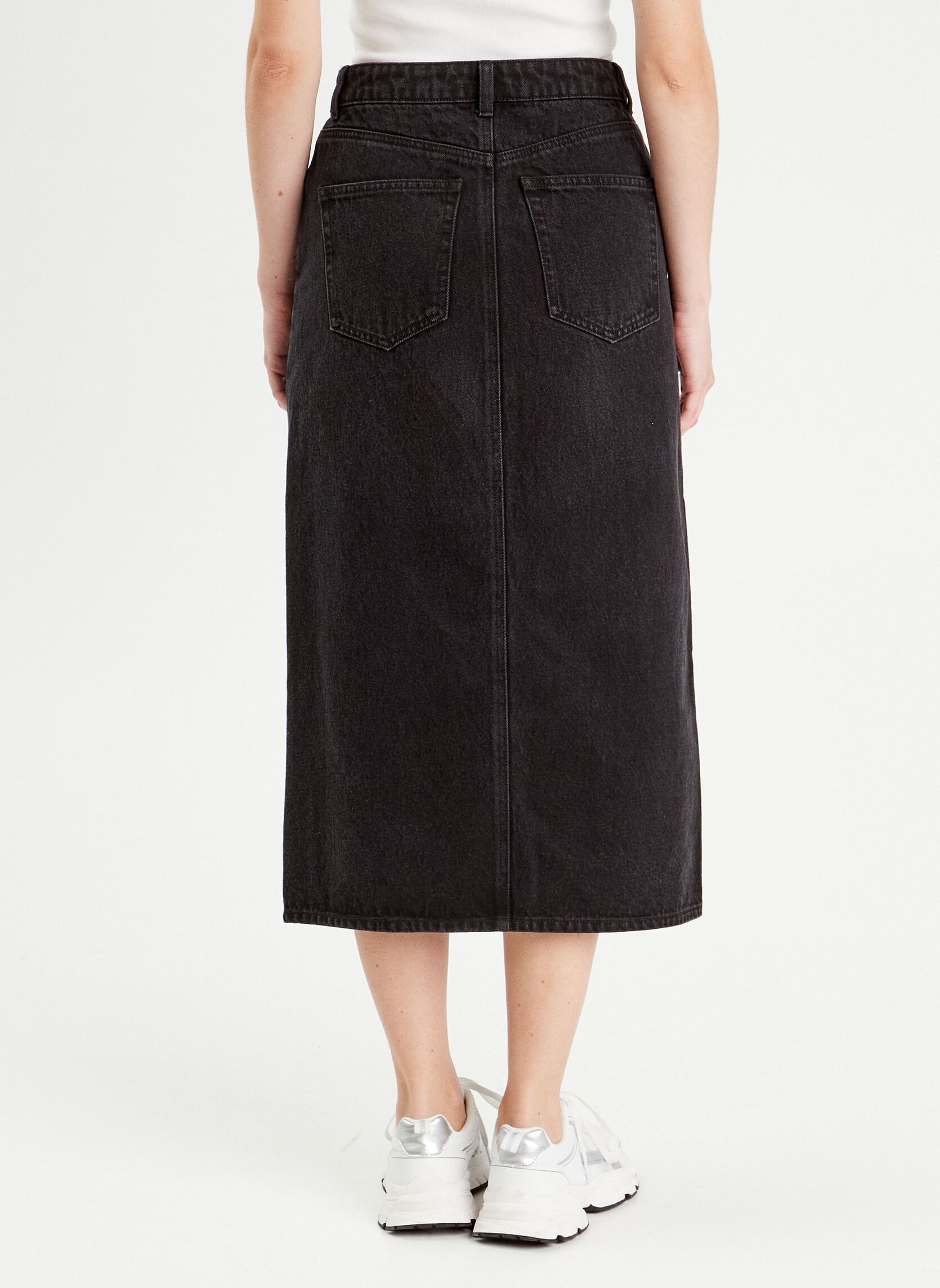Jupes mi-longues JUDENMIDIJB femme noir Cache Cache Jupes mi-longues JUDENMIDIJB femme noir JET BLACK