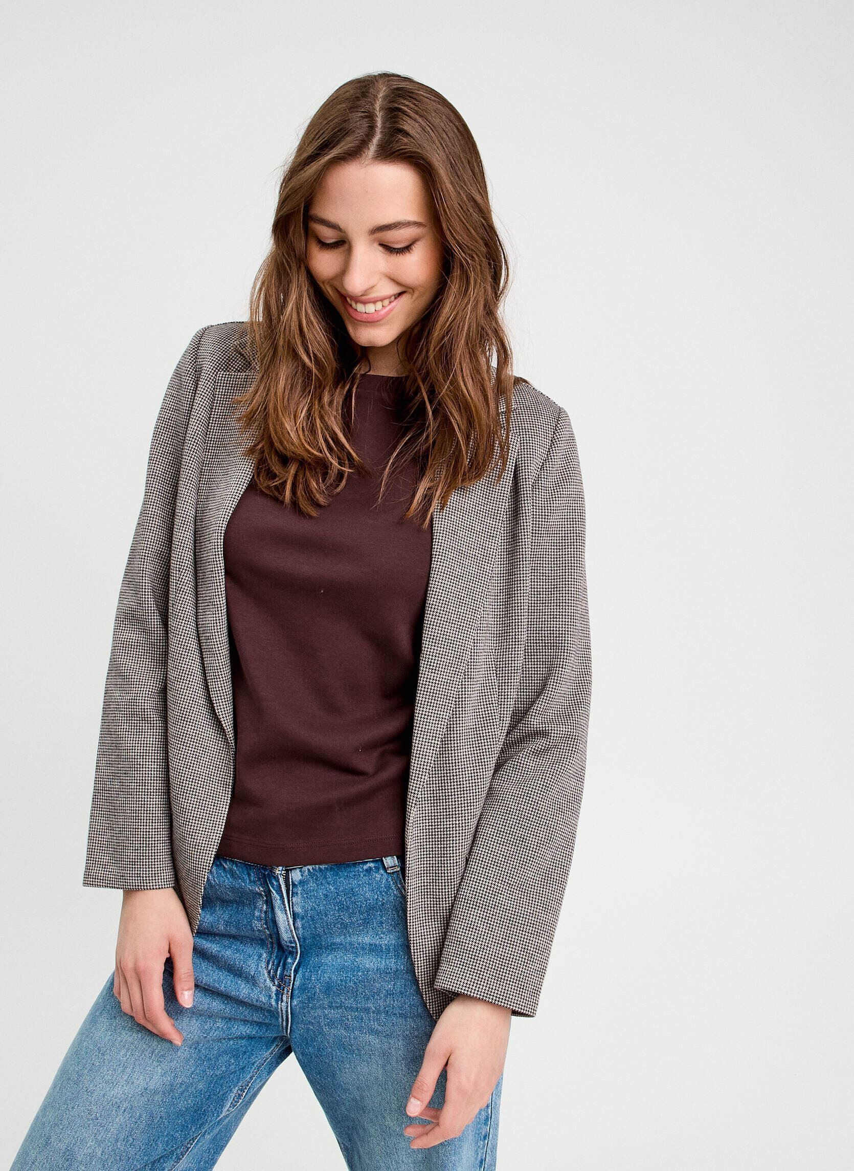 Blazers BLATROUSPOUL mujer gris Cache Cache Blazers BLATROUSPOUL mujer gris PIEDPOULE-BLANC-N
