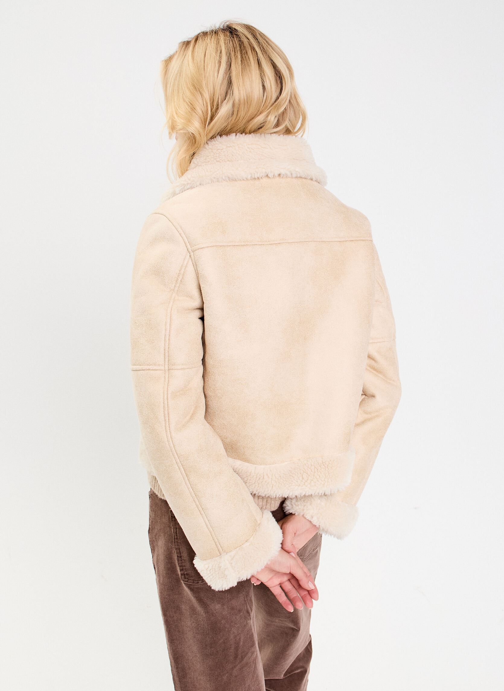 Bomberjacken BOMBARDESS damen beige Cache Cache Bomberjacken BOMBARDESS damen beige WHITE SAND