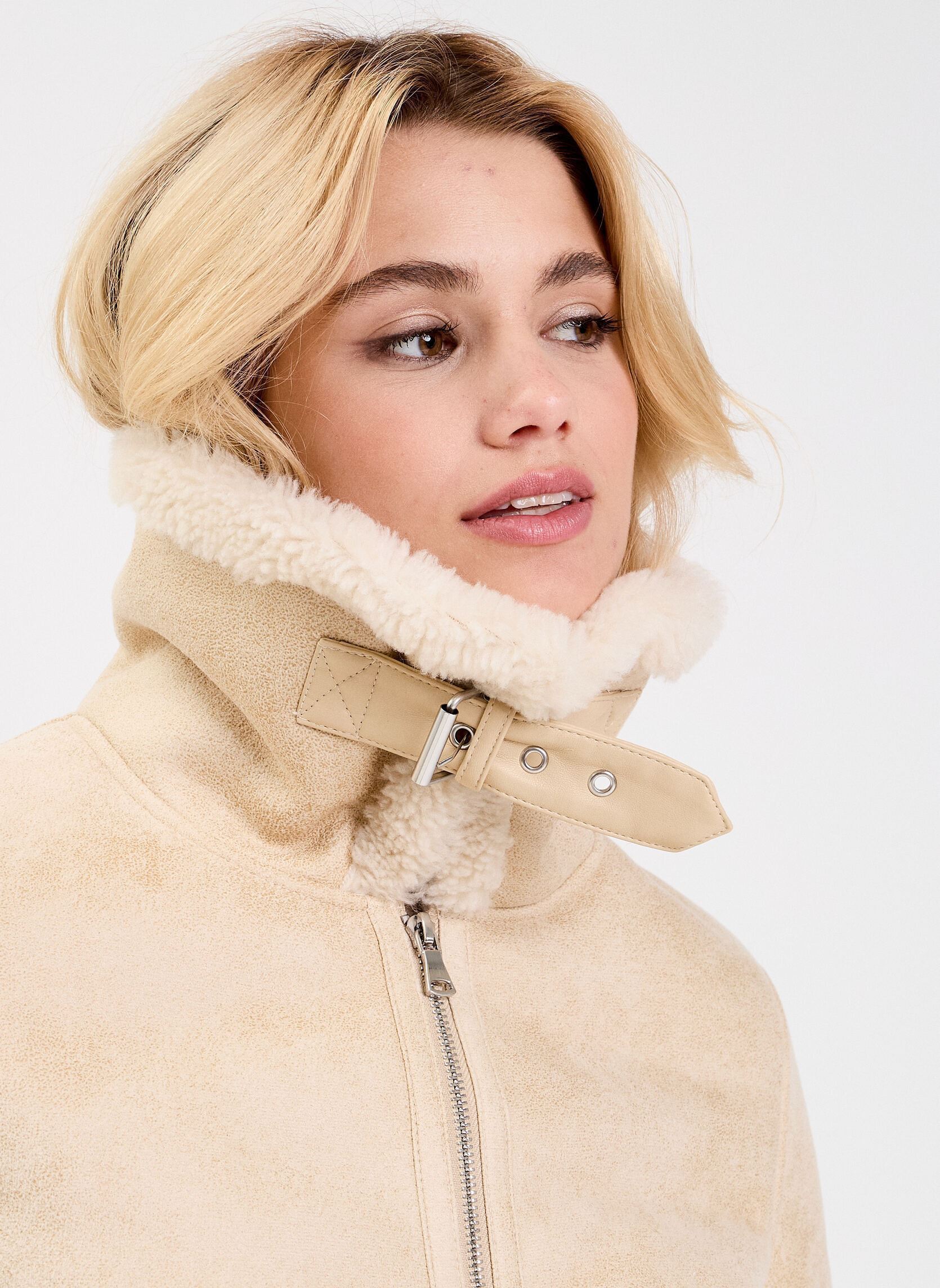Bomberjacken BOMBARDESS damen beige Cache Cache Bomberjacken BOMBARDESS damen beige WHITE SAND