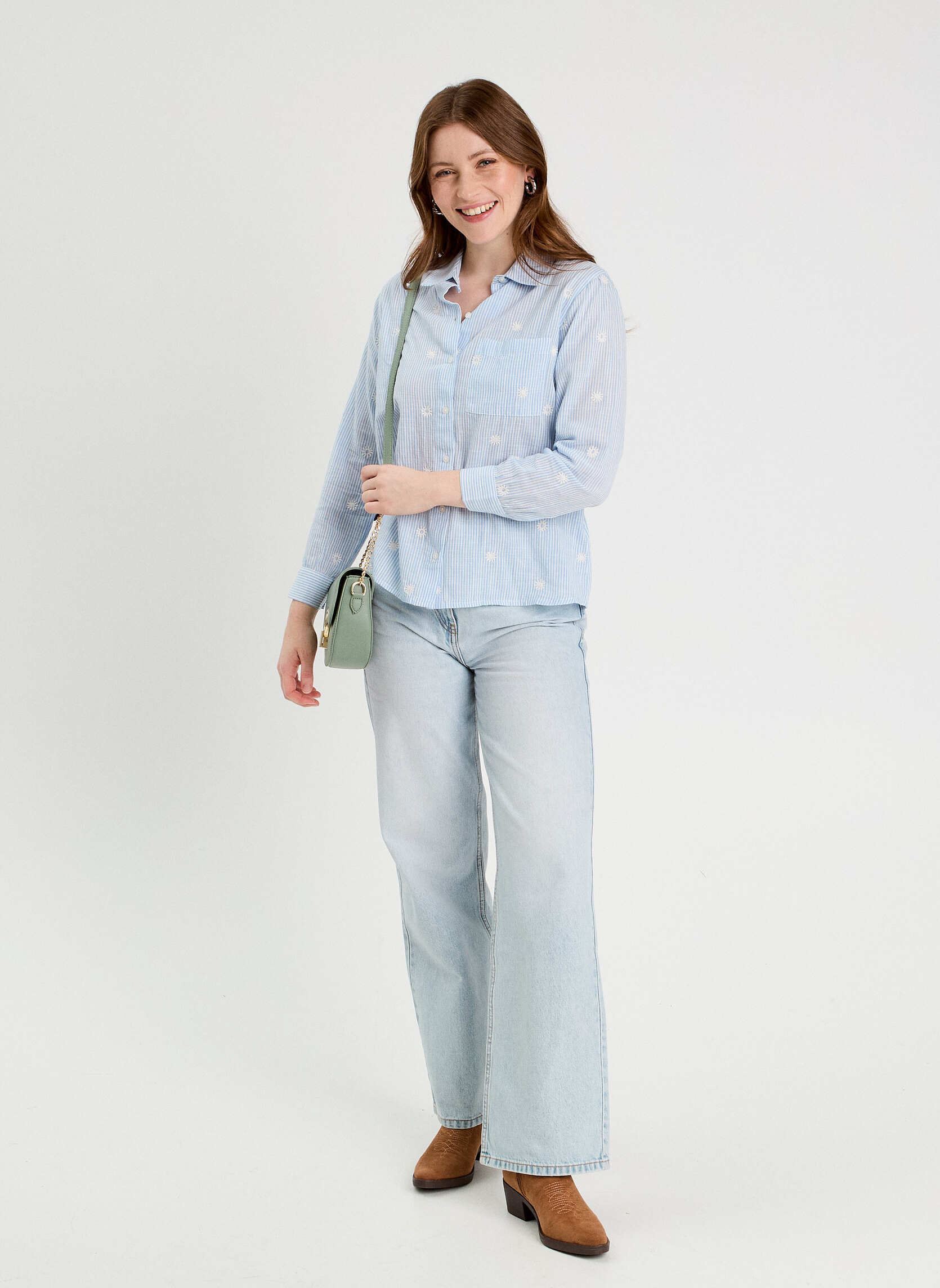 Camicie a maniche lunghe CHEBRODRAY donna bianco Cache Cache Camicie a maniche lunghe CHEBRODRAY donna bianco FIG-CHESOL-W