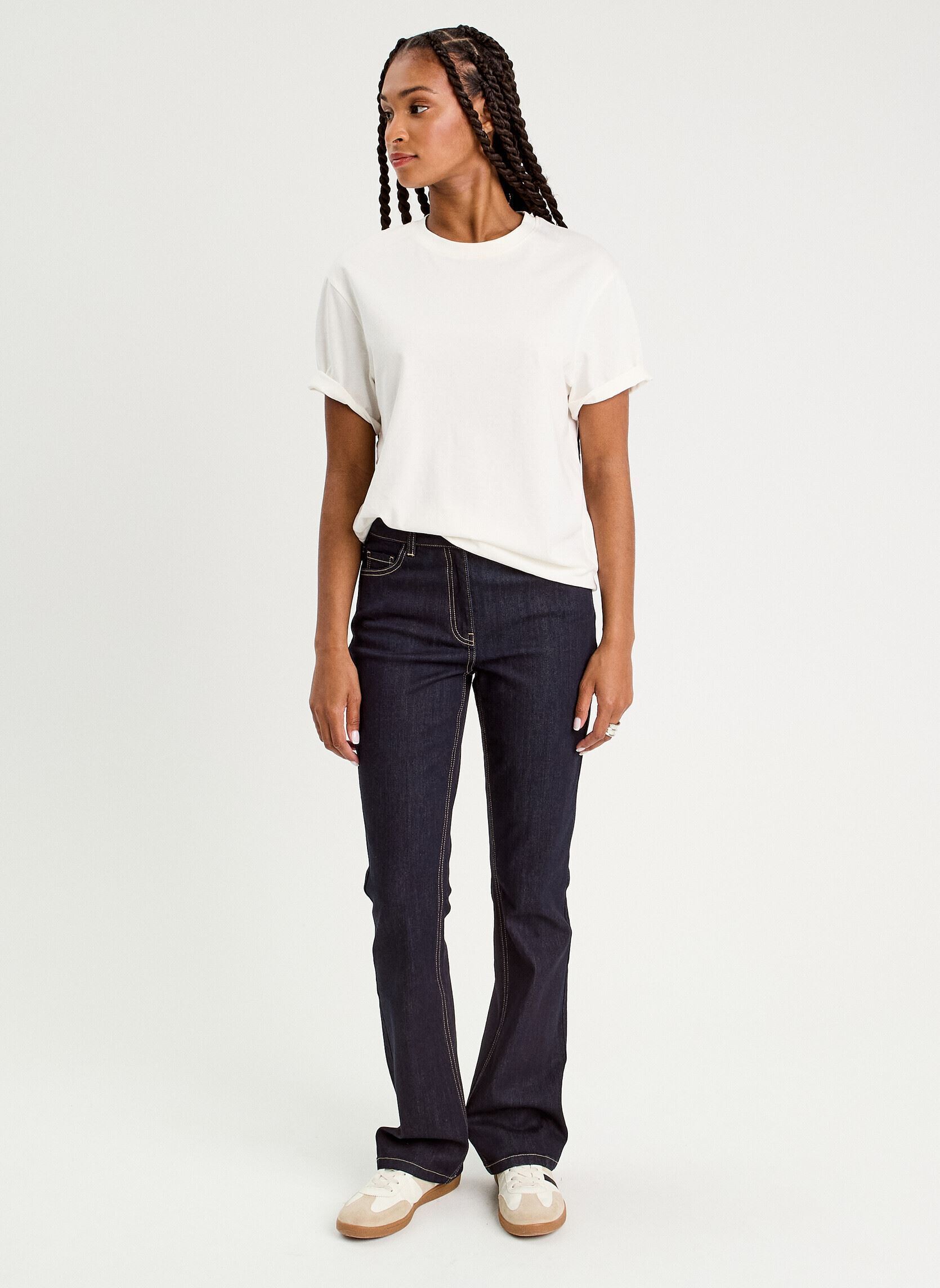 Flared jeans MALNO-NEW2 dames blauw Cache Cache Flared jeans MALNO-NEW2 dames blauw DENIM BRUT