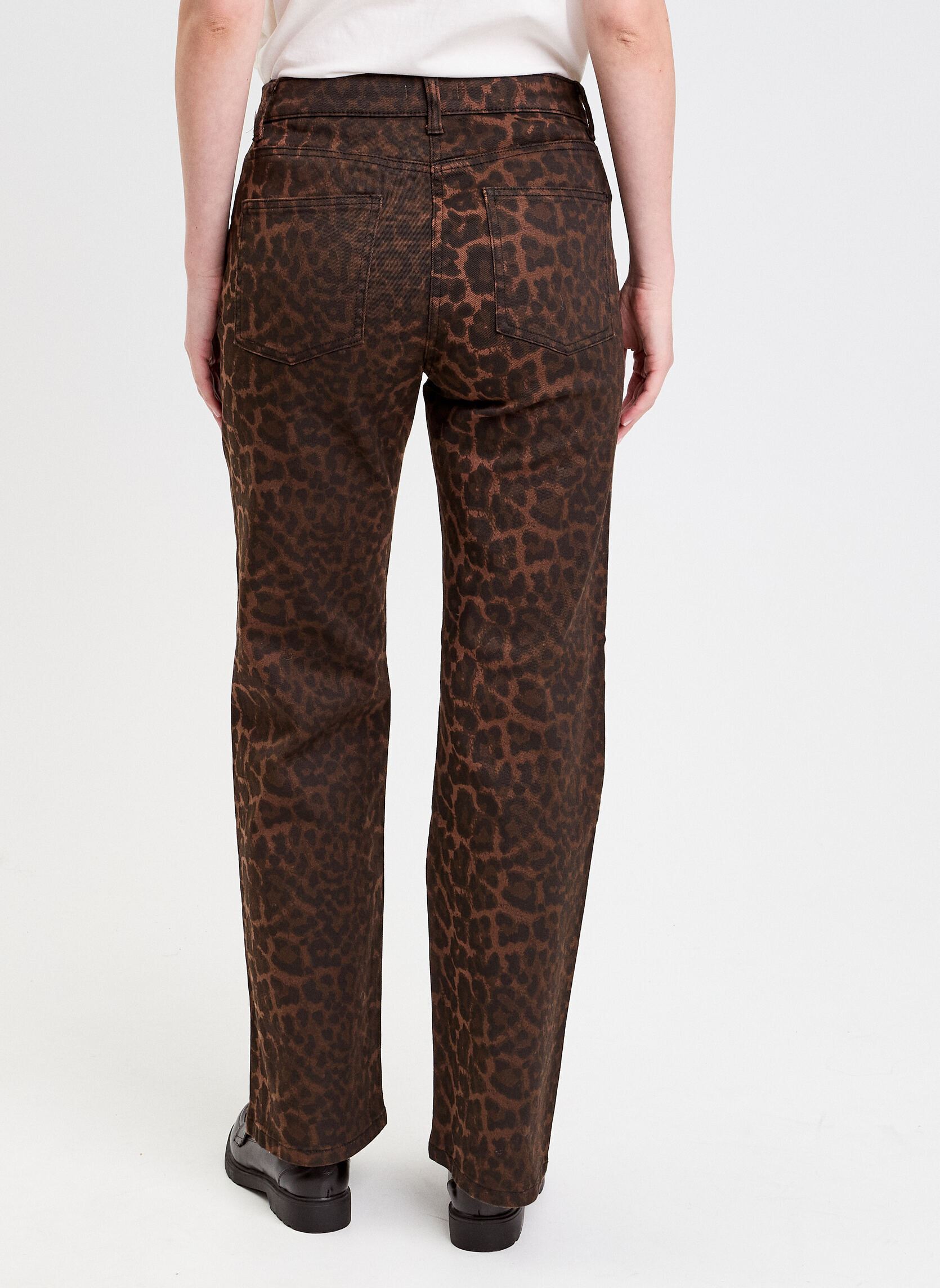 Rechte broeken ISTANO-LEO dames bruin Cache Cache Rechte broeken ISTANO-LEO dames bruin ANI-TRILEOESS-BR