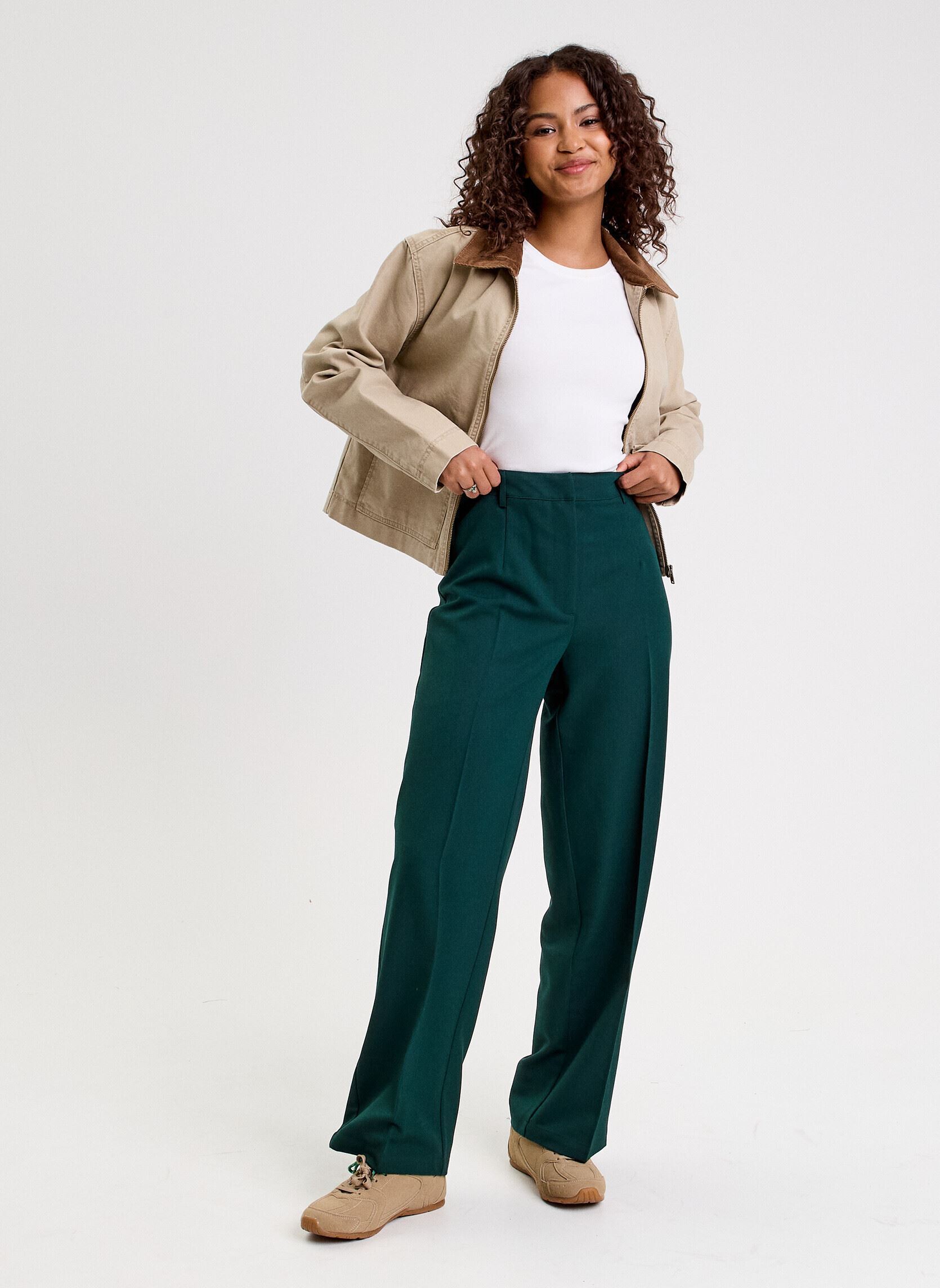 Straight Leg Hosen CITYNEWESS damen grün Cache Cache Straight Leg Hosen CITYNEWESS damen grün PONDEROSA PINE