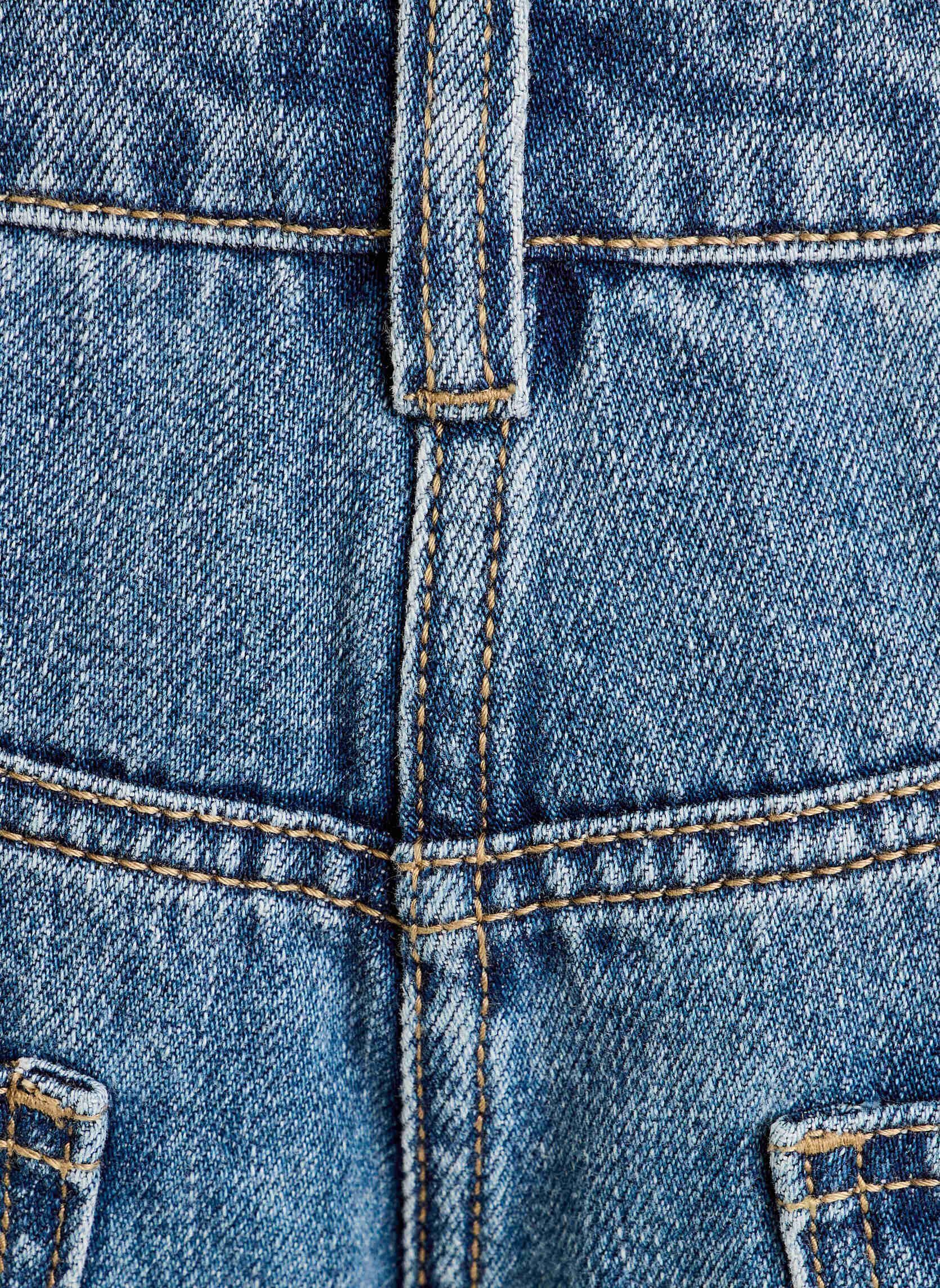 Rechte jeans / Straight Leg Jeans DELBA-BAGG dames blauw Cache Cache Rechte jeans / Straight Leg Jeans DELBA-BAGG dames blauw DENIM DOUBLE STONE
