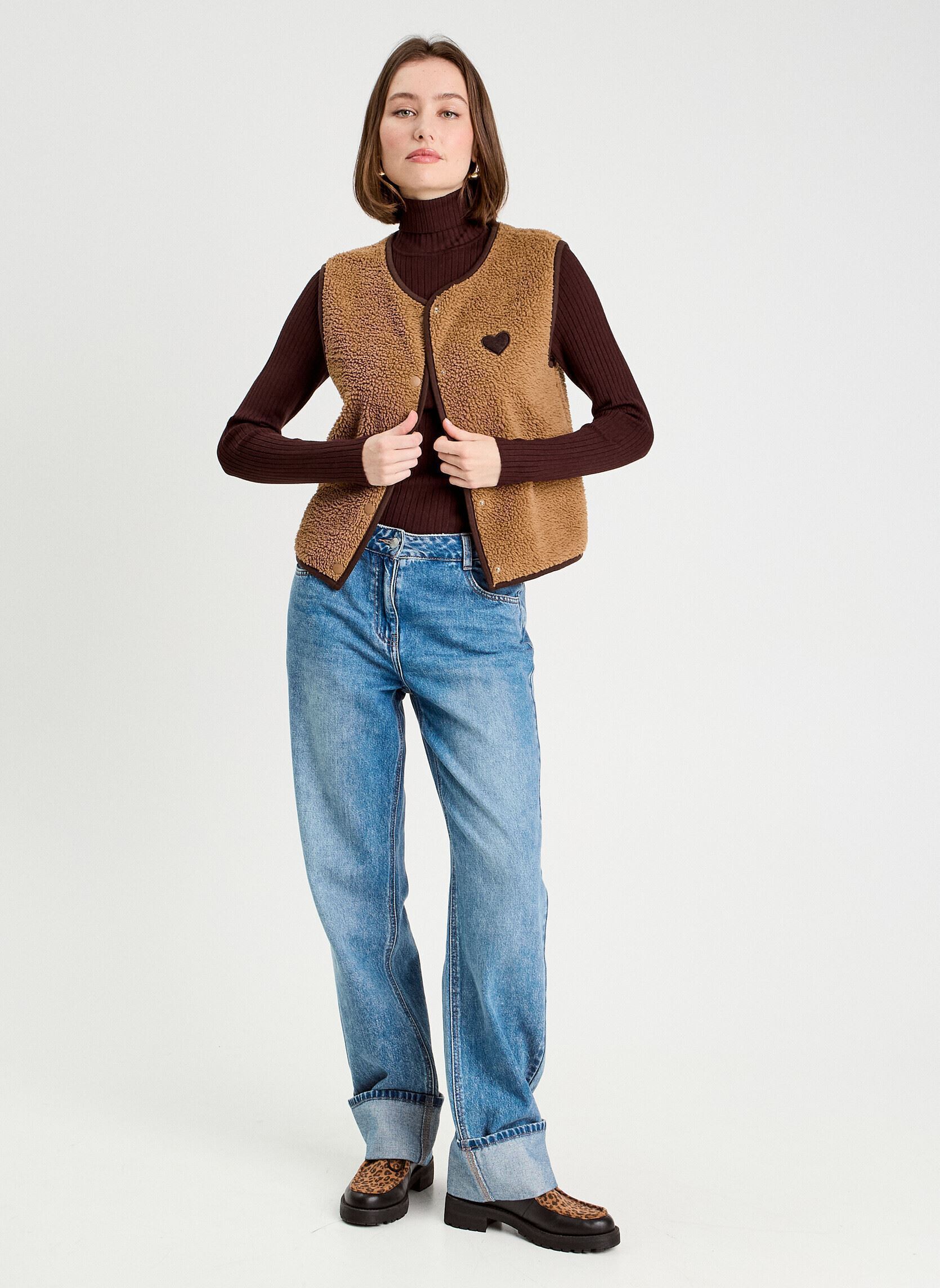 Pulls CHAUSSROUREV femme marron Cache Cache Pulls CHAUSSROUREV femme marron CHOCOLATE PLUM