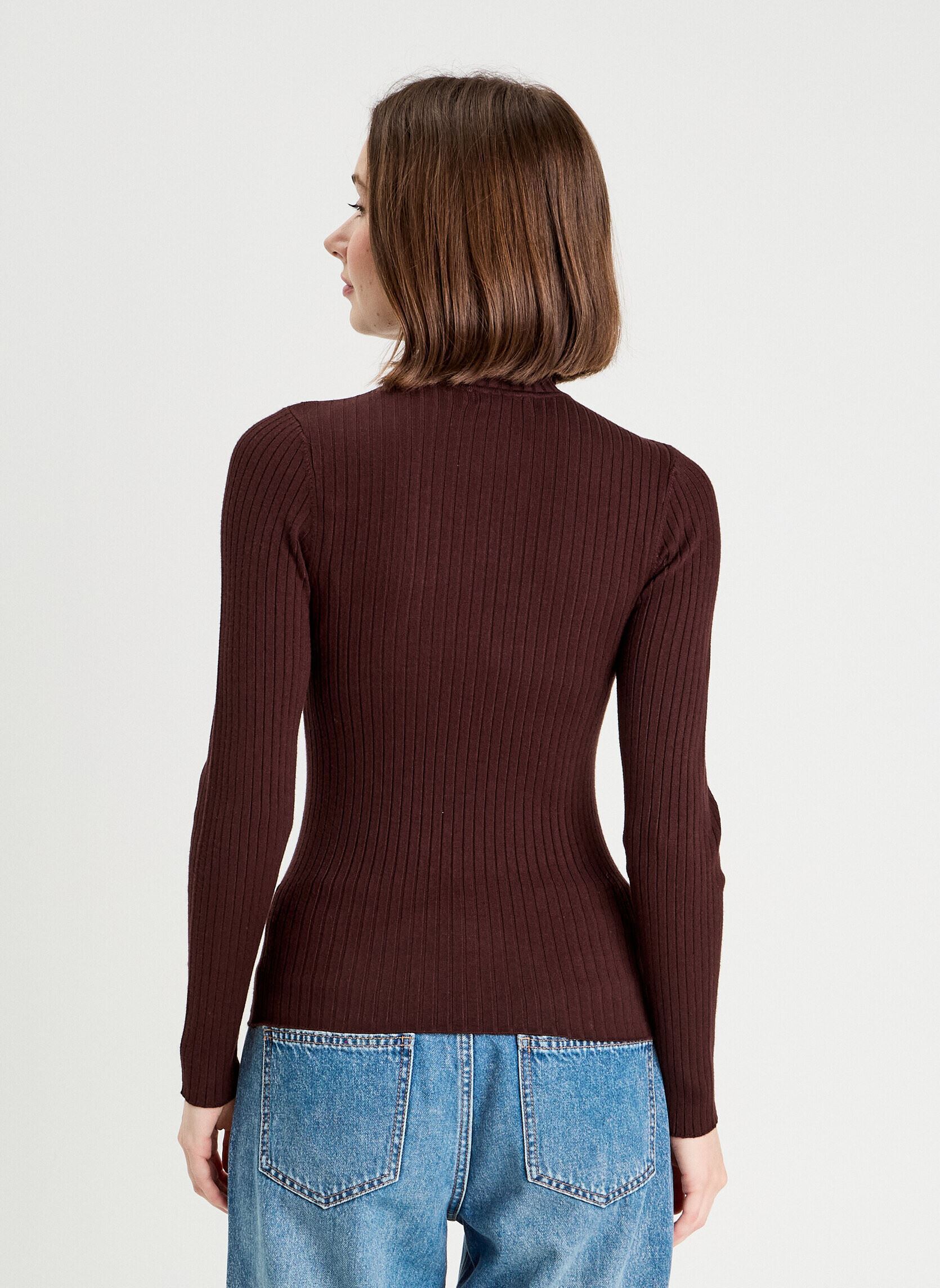 Pulls CHAUSSROUREV femme marron Cache Cache Pulls CHAUSSROUREV femme marron CHOCOLATE PLUM