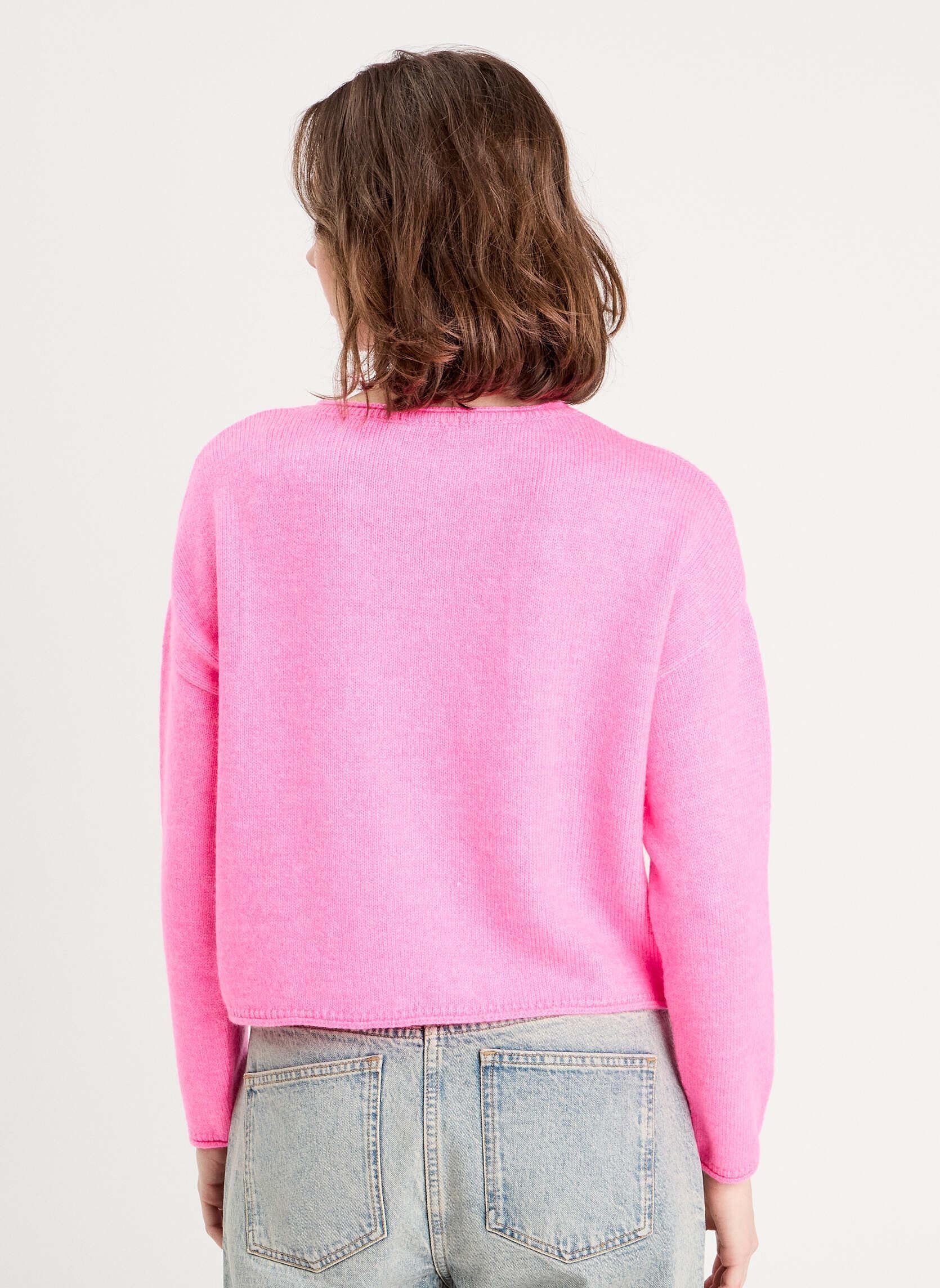 Truien FLASHYDETAIE dames roze Cache Cache Truien FLASHYDETAIE dames roze BUBBLEGUM