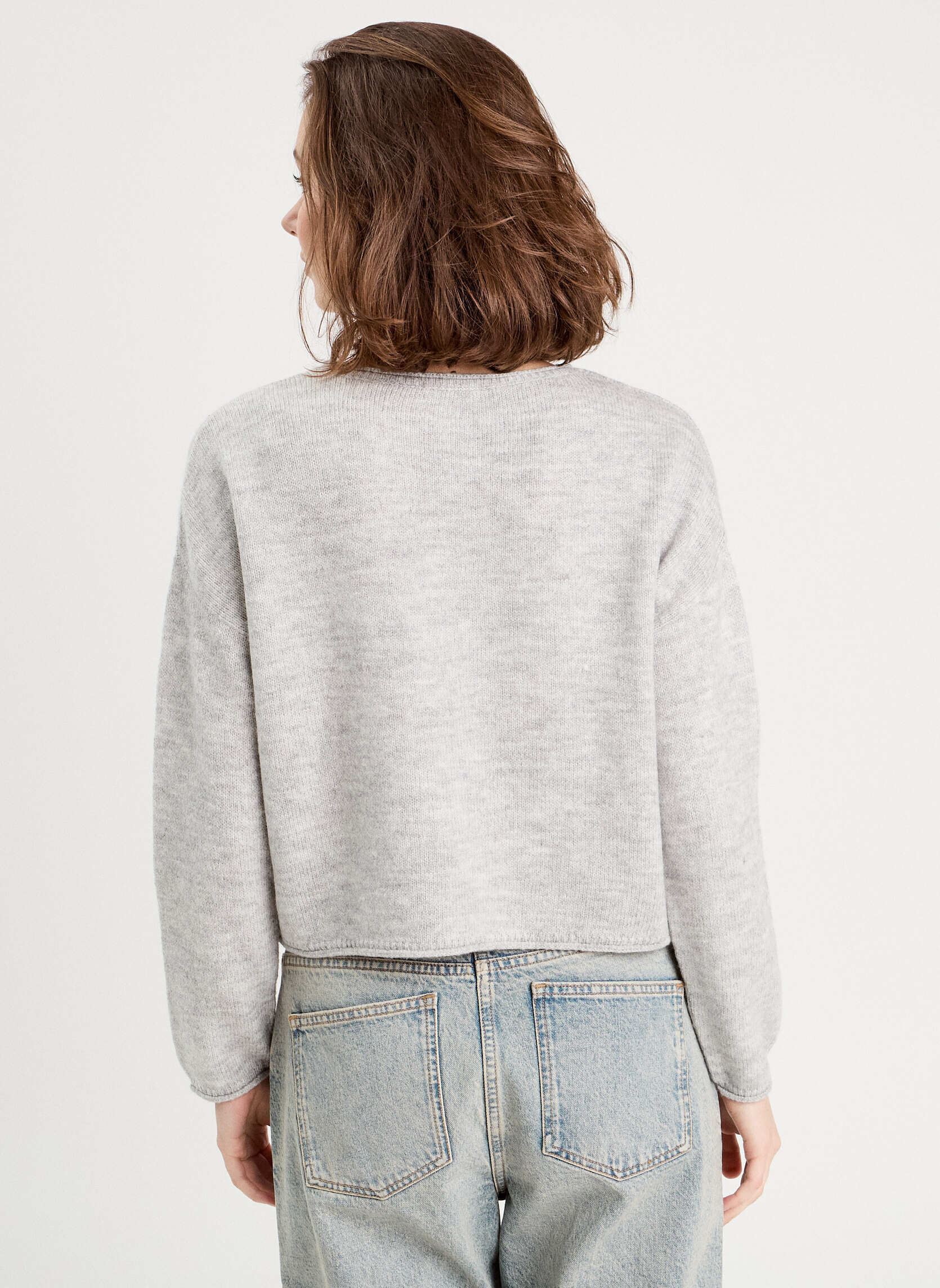 Pulls FLASHYDETAIE femme gris Cache Cache Pulls FLASHYDETAIE femme gris MELANGE LIGHT GREY