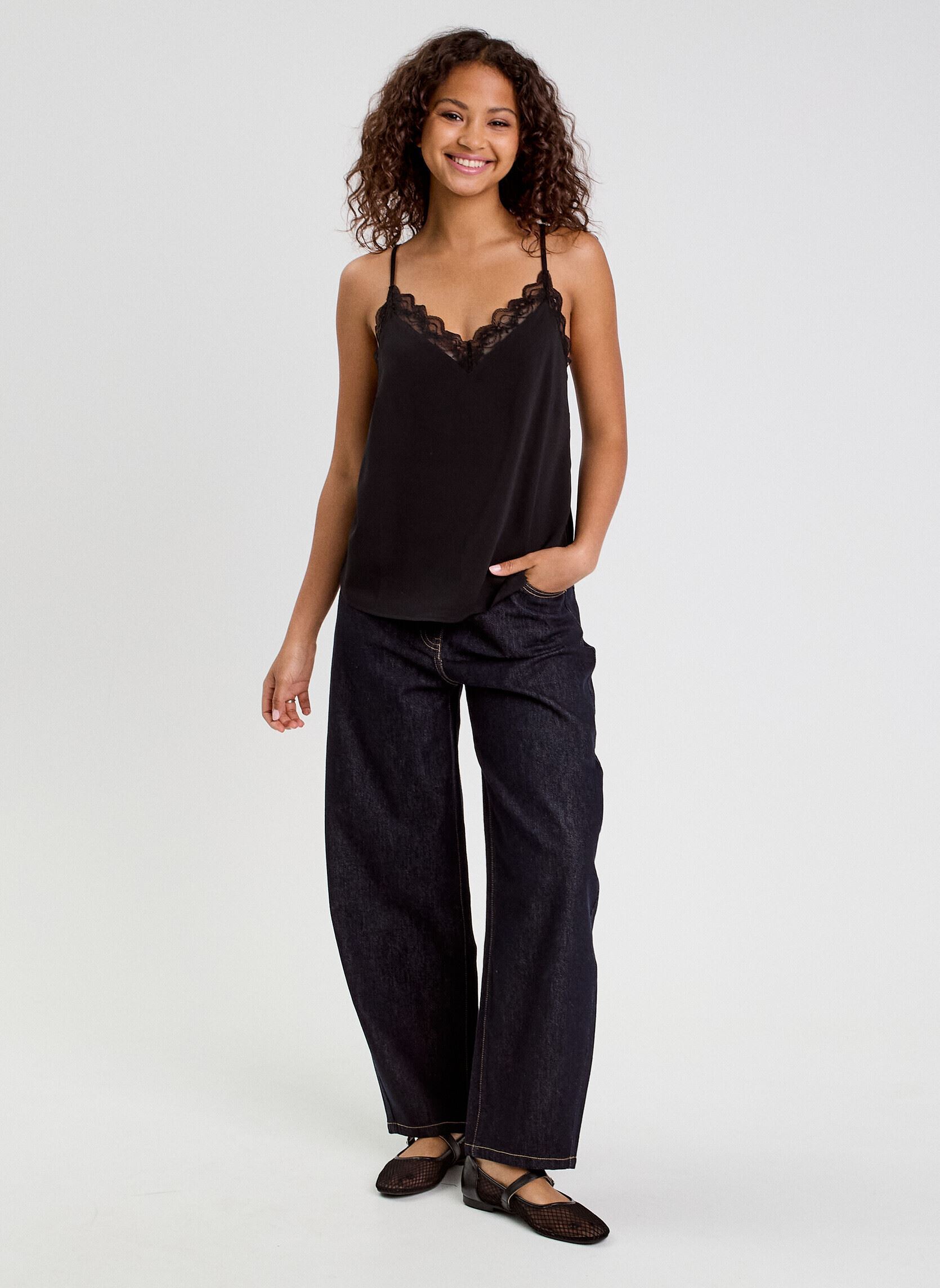 Tops DEBLINGERI damen schwarz Cache Cache Tops DEBLINGERI damen schwarz JET BLACK