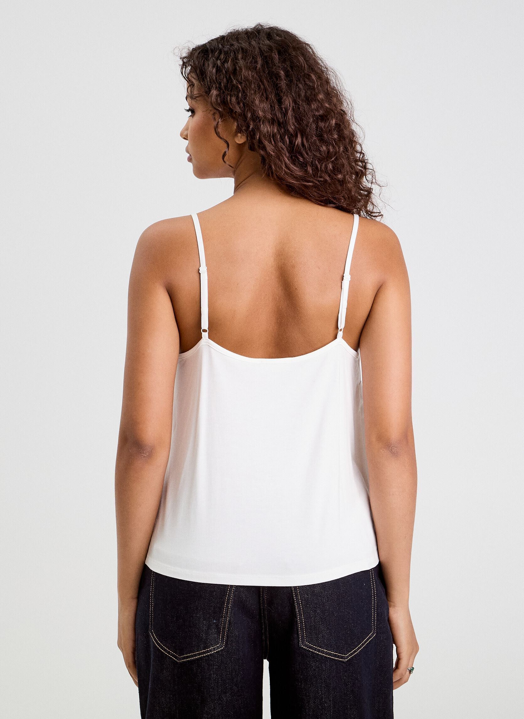 Cache Cache Tops DEBLINGERI femme blanc | Sarenza France