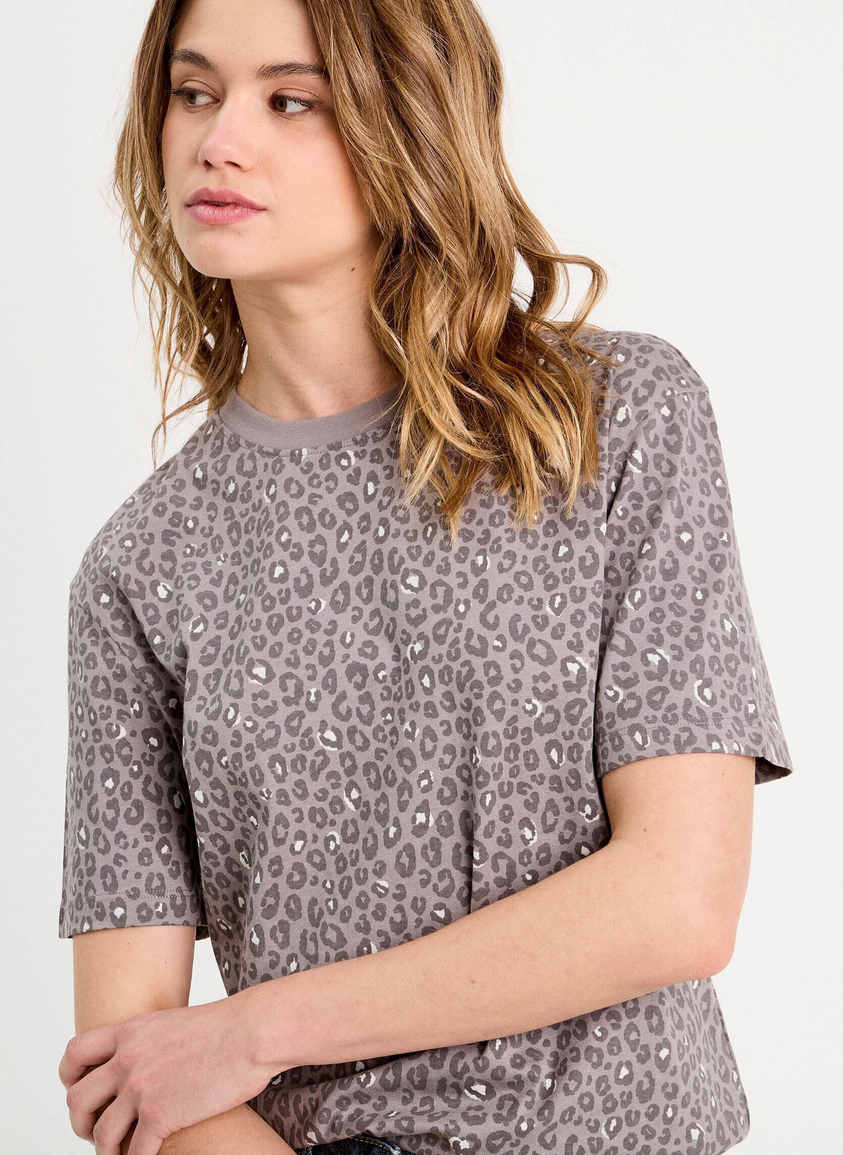 Tee-shirts manches courtes KBOXYAOP femme gris Cache Cache Tee-shirts manches courtes KBOXYAOP femme gris ANI-PANTHR-GR