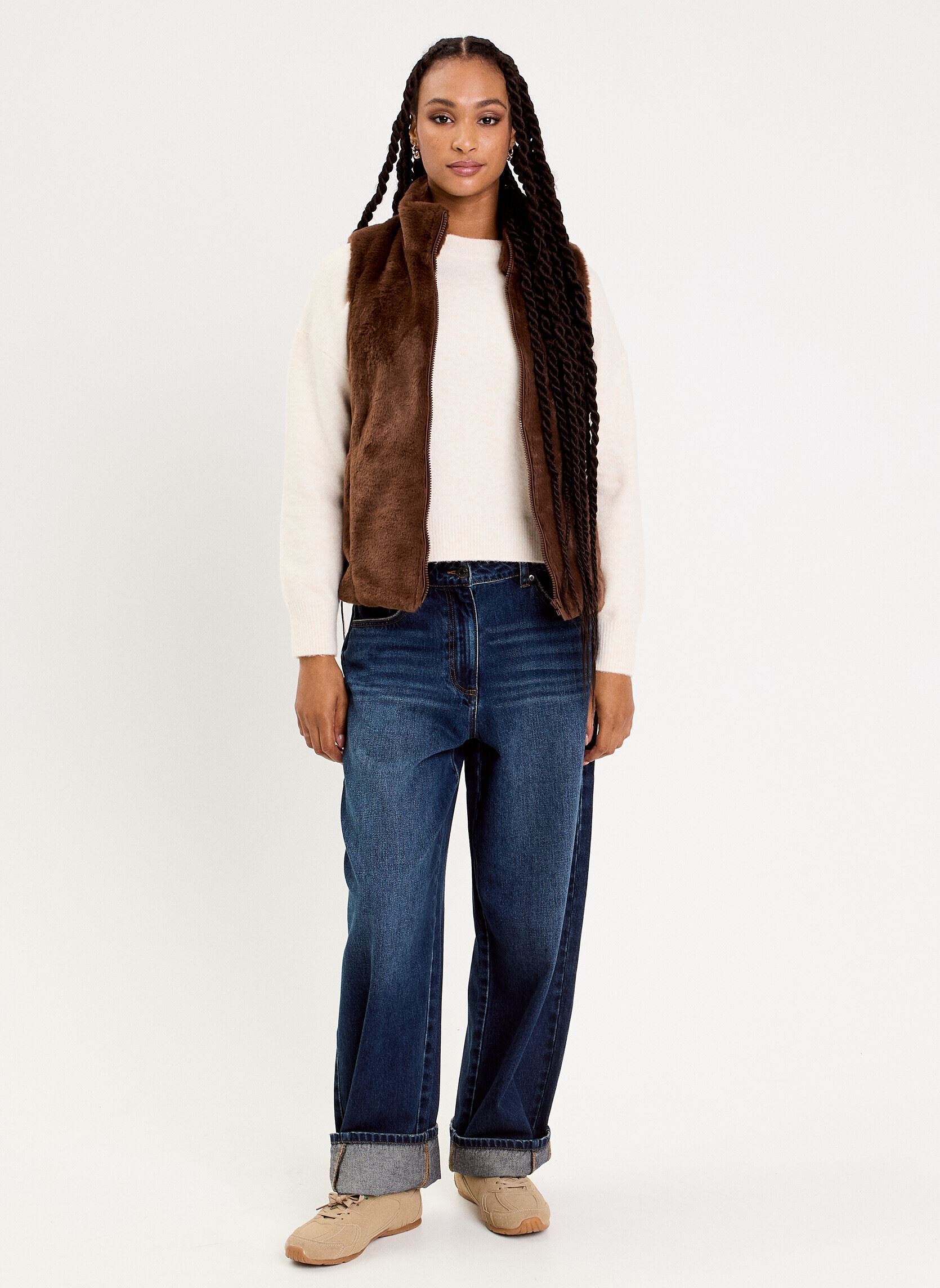 Westen DOUFOUB damen braun Cache Cache Westen DOUFOUB damen braun COCOA