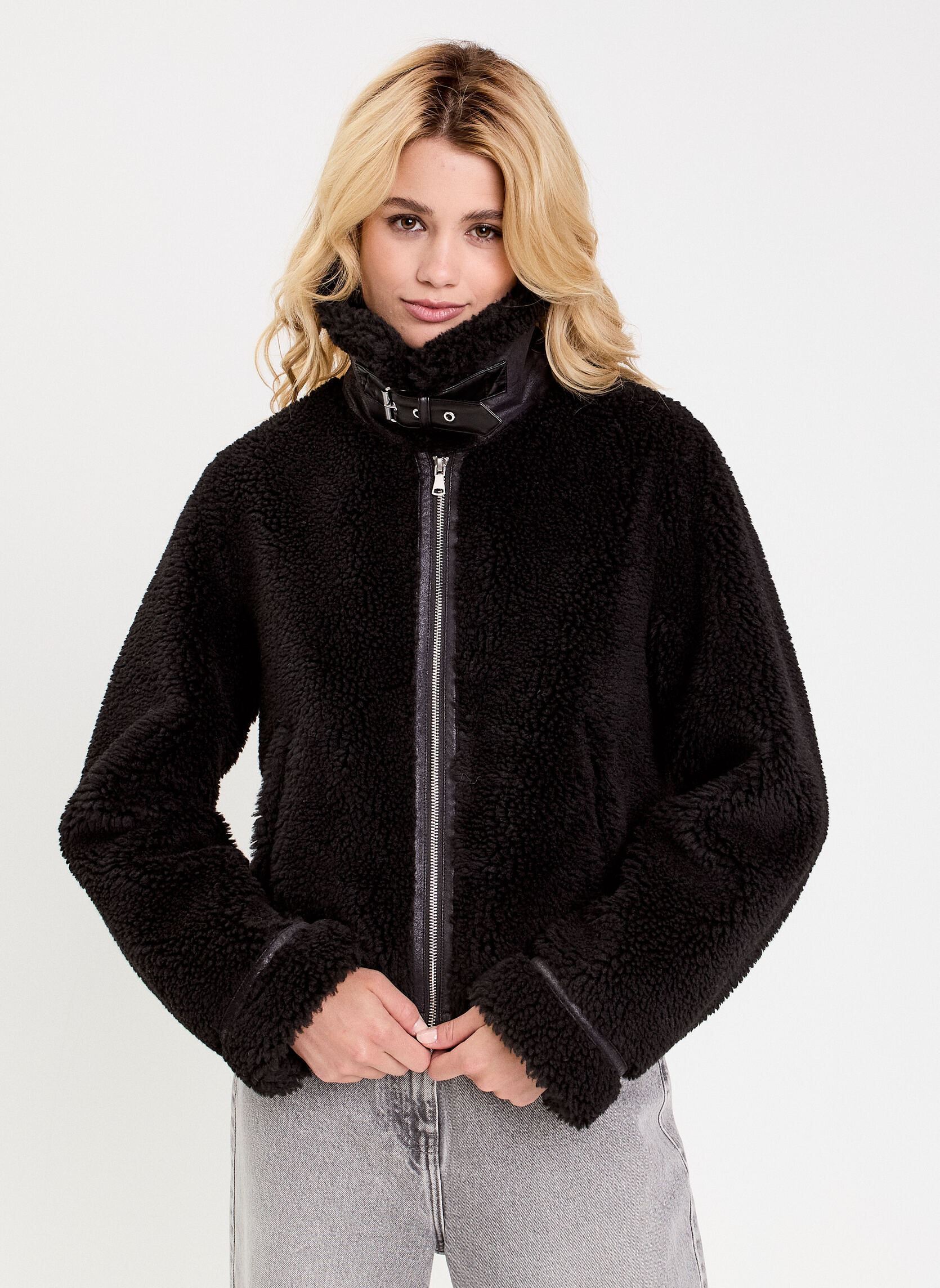 Blousons BOMBARSHERP femme noir Cache Cache Blousons BOMBARSHERP femme noir JET BLACK