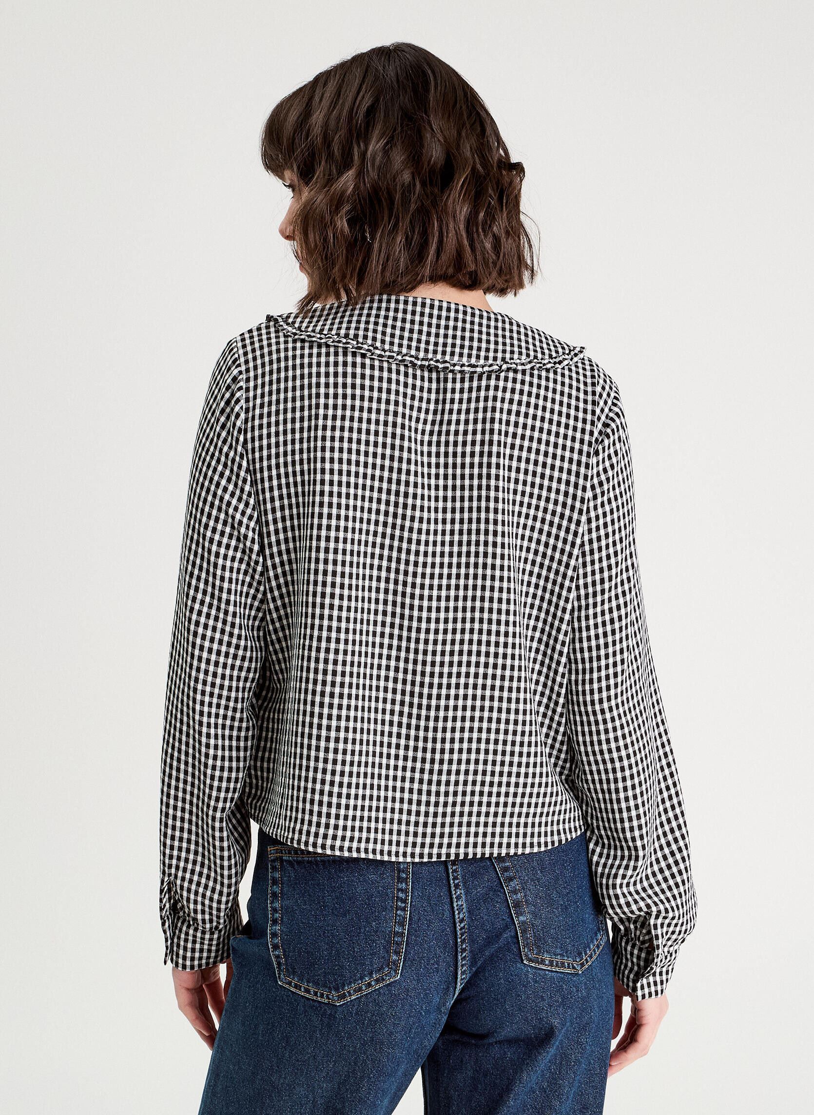 Chemises manches longues CHECOLDAILY2 femme gris Cache Cache Chemises manches longues CHECOLDAILY2 femme gris CAR-DAILY-W