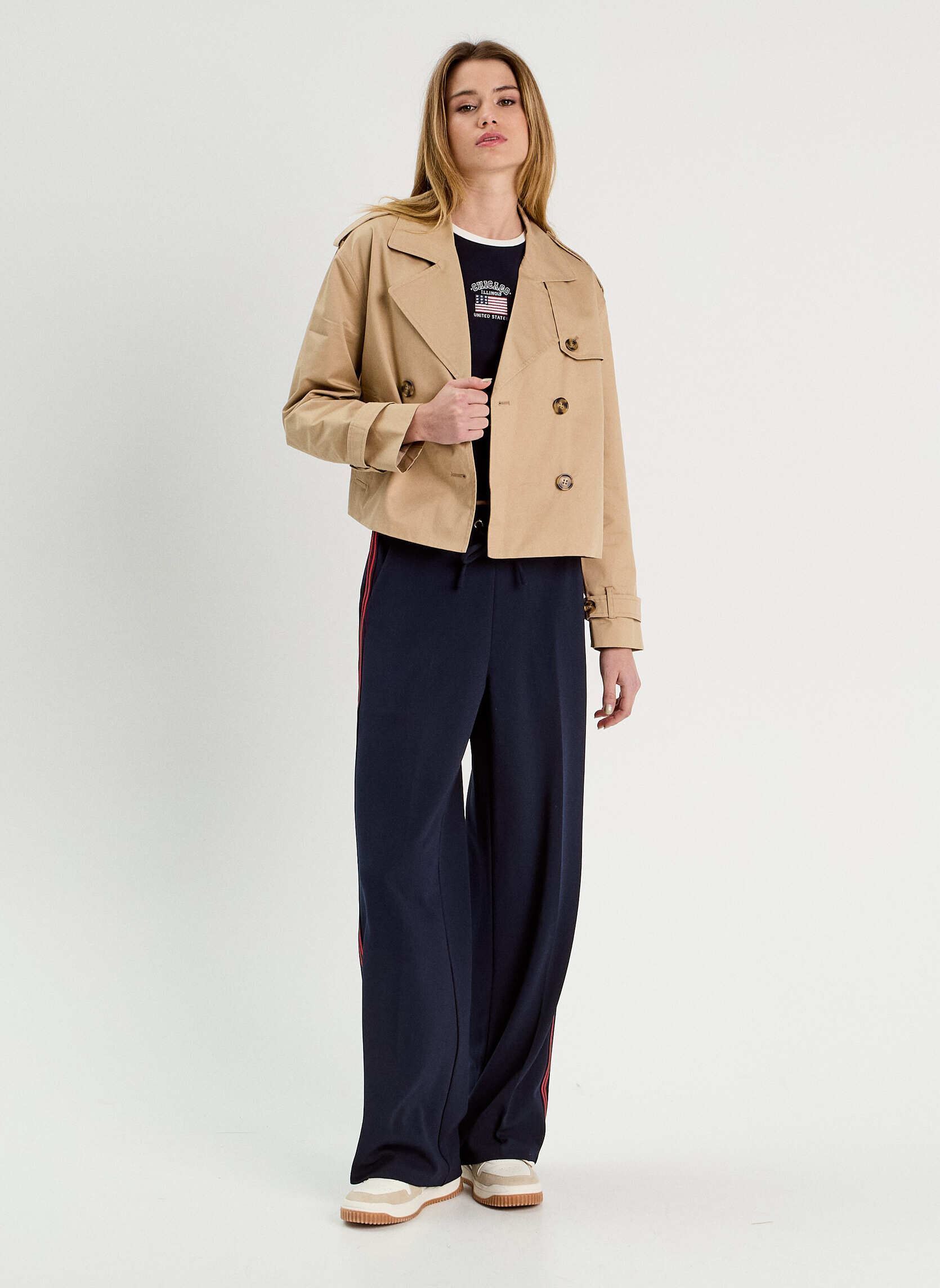 Tee-shirts manches courtes KFITUS2 femme bleu Cache Cache Tee-shirts manches courtes KFITUS2 femme bleu Navy Blazer