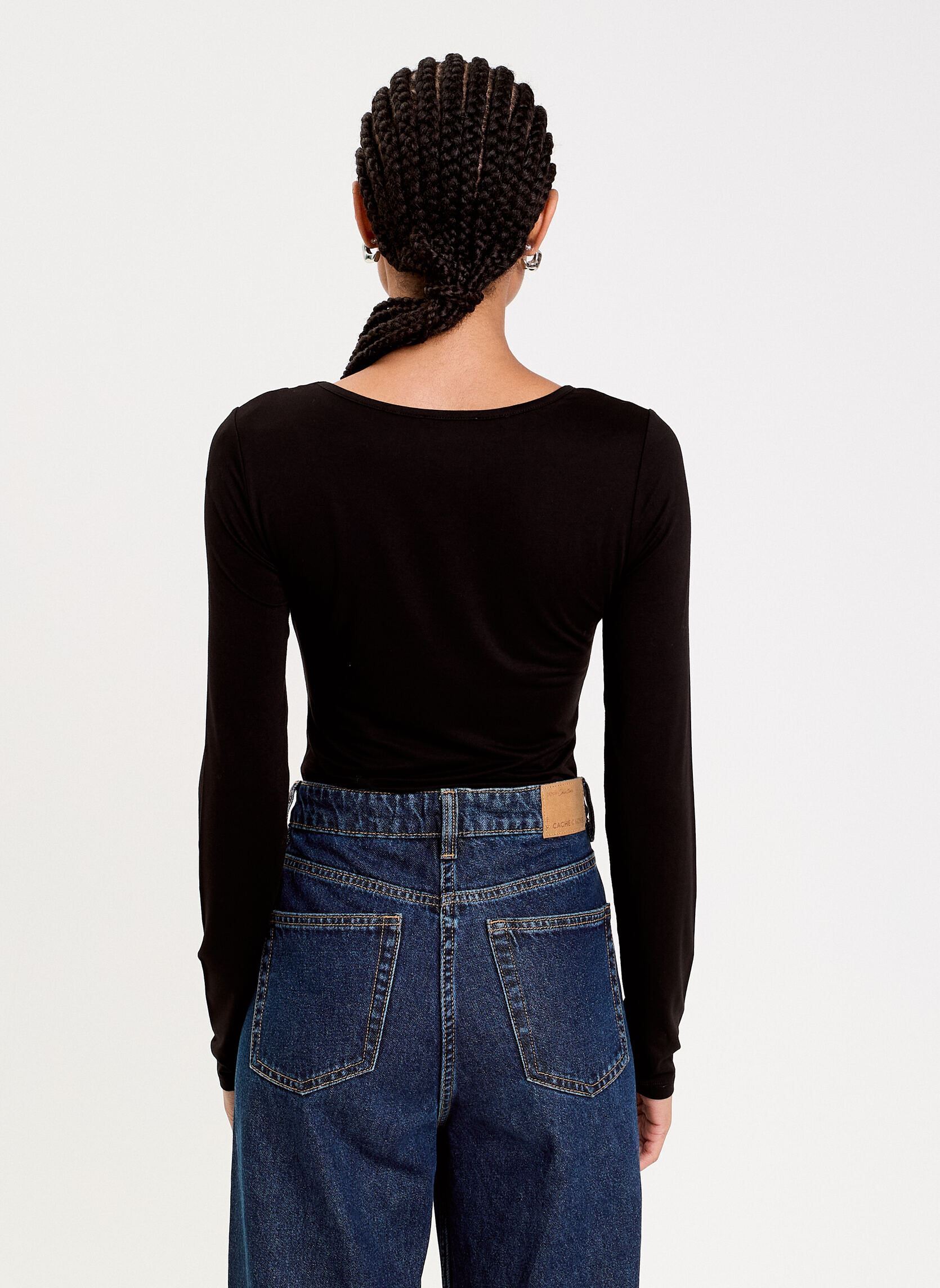 Bodys LBODNEWCHO femme noir Cache Cache Bodys LBODNEWCHO femme noir JET BLACK