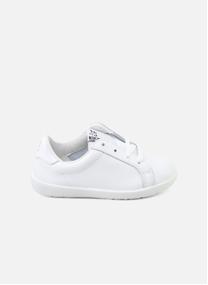 Baskets basses Baskets cuir AG61110B-BYCASS-BLANCO Blanco garçon blanc Eli 1957 Baskets basses Baskets cuir AG61110B-BYCASS-BLANCO Blanco garçon blanc Blanc