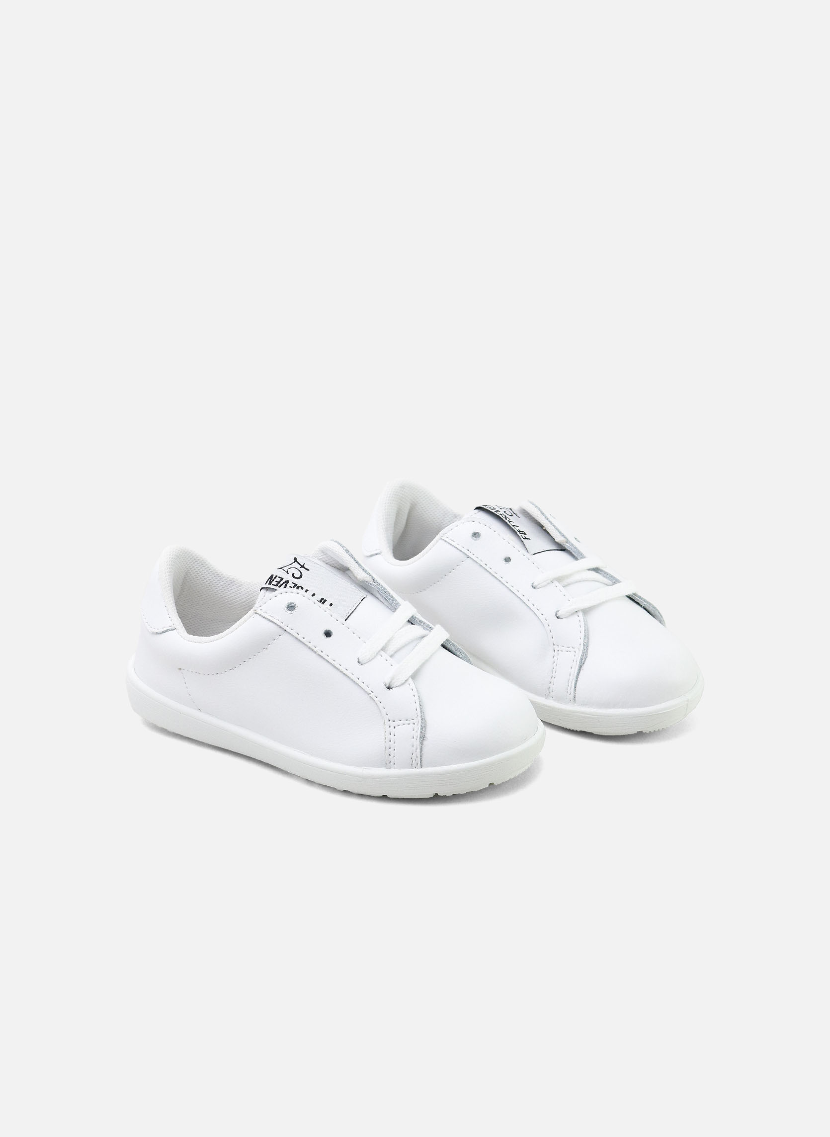 Baskets basses Baskets cuir AG61110B-BYCASS-BLANCO Blanco garçon blanc Eli 1957 Baskets basses Baskets cuir AG61110B-BYCASS-BLANCO Blanco garçon blanc Blanc