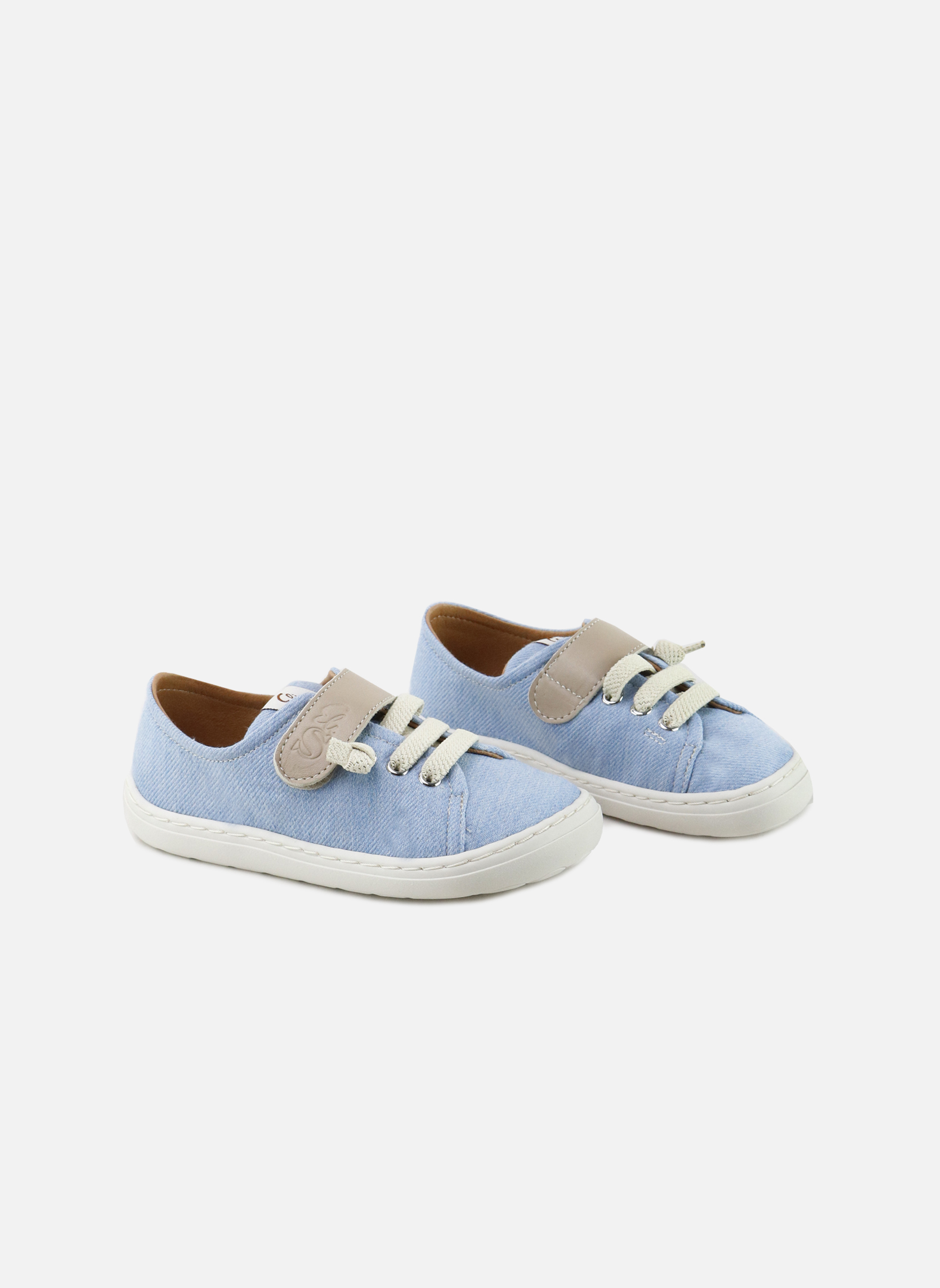 Baskets basses Baskets cuir AL57024A-TEJANO-SOFT-CELESTE Azul garçon bleu Eli 1957 Baskets basses Baskets cuir AL57024A-TEJANO-SOFT-CELESTE Azul garçon bleu Bleu