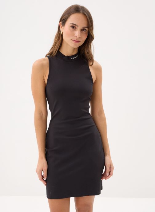 Calvin Klein Jeans Jurken Logo Milano Dress J20J225290 dames zwart