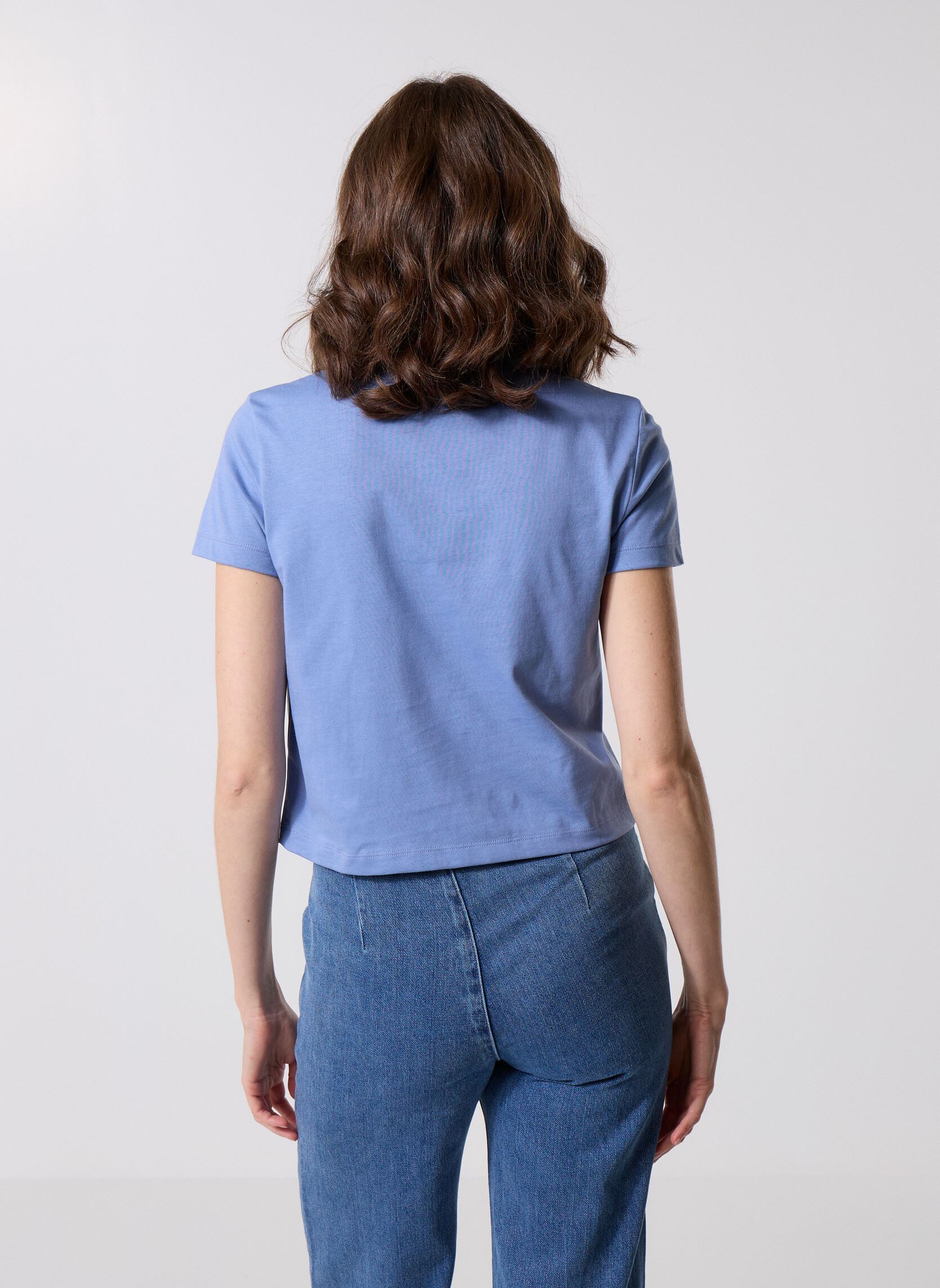 Kurzarm-T-Shirts Placed Institutional J20J225524 damen blau Calvin Klein Jeans Kurzarm-T-Shirts Placed Institutional J20J225524 damen blau ENGLISH MANOR