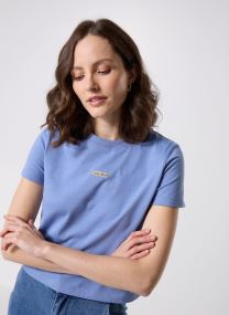 Kurzarm-T-Shirts Placed Institutional J20J225524 damen blau