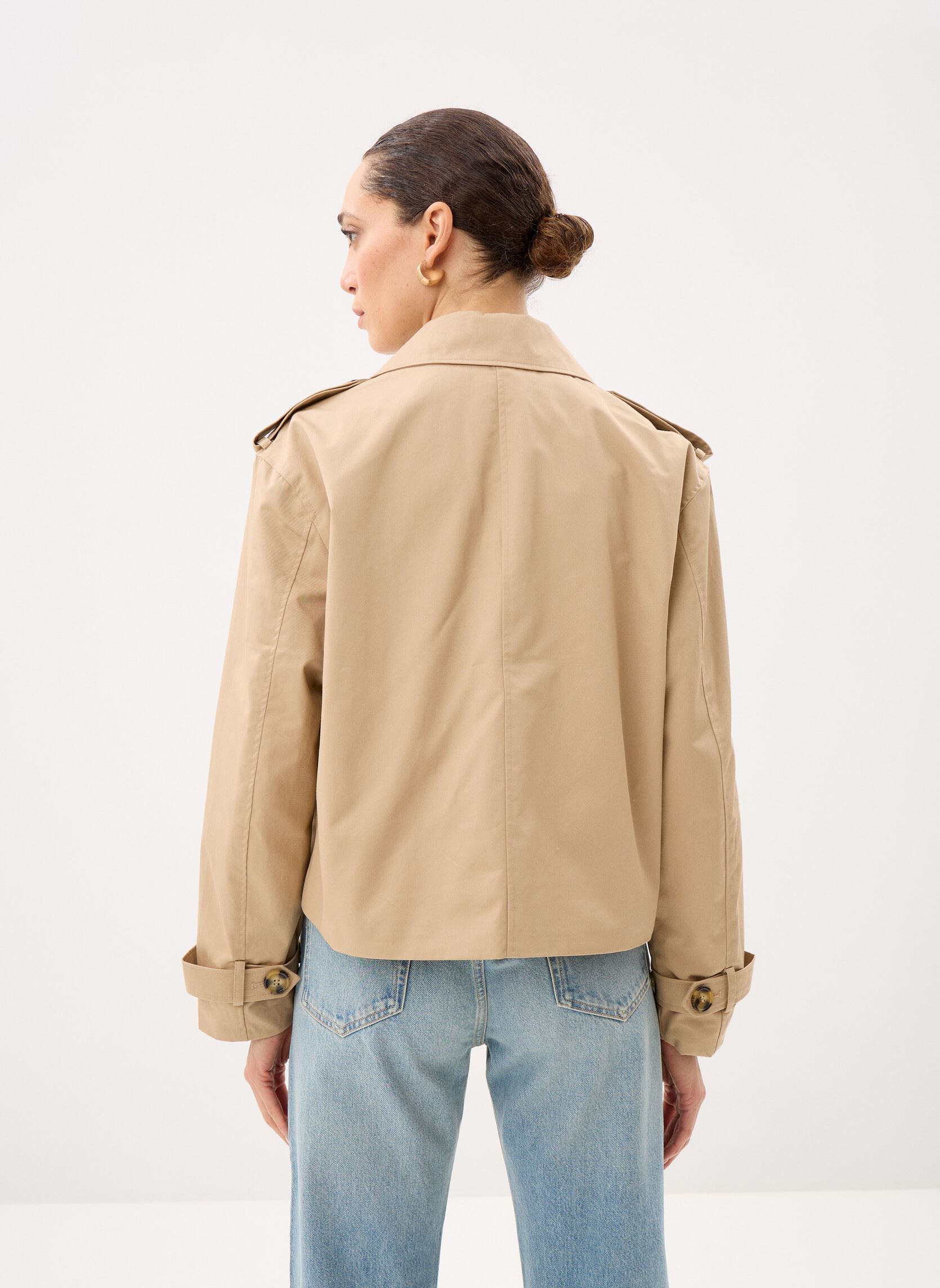 Trench-coats TRENCH-COURT1 femme beige MADE BY Trench-coats TRENCH-COURT1 femme beige Beige