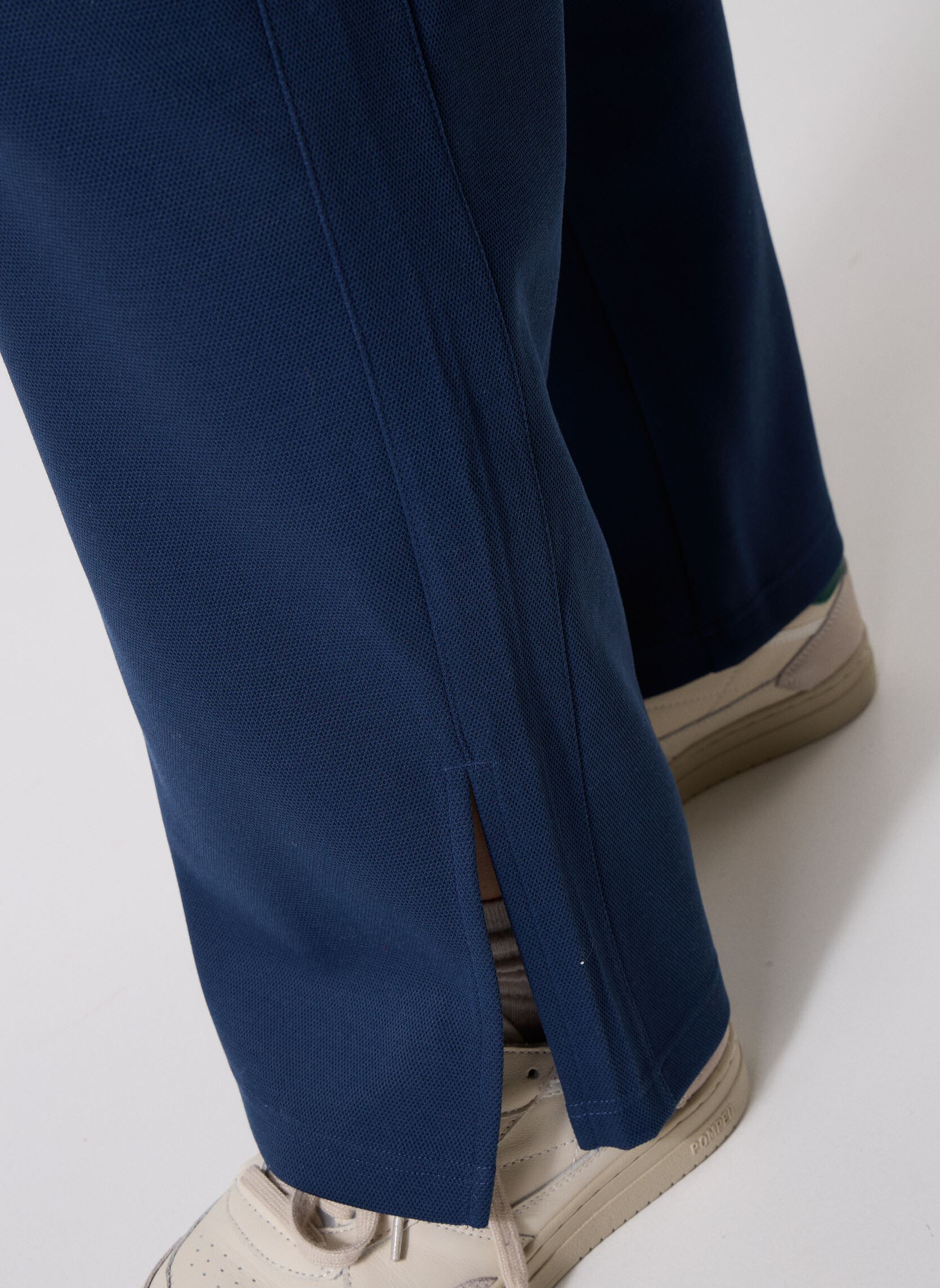 Bas de jogging Post Season Pique Track Pant femme bleu New Balance Bas de jogging Post Season Pique Track Pant femme bleu NB NAVY