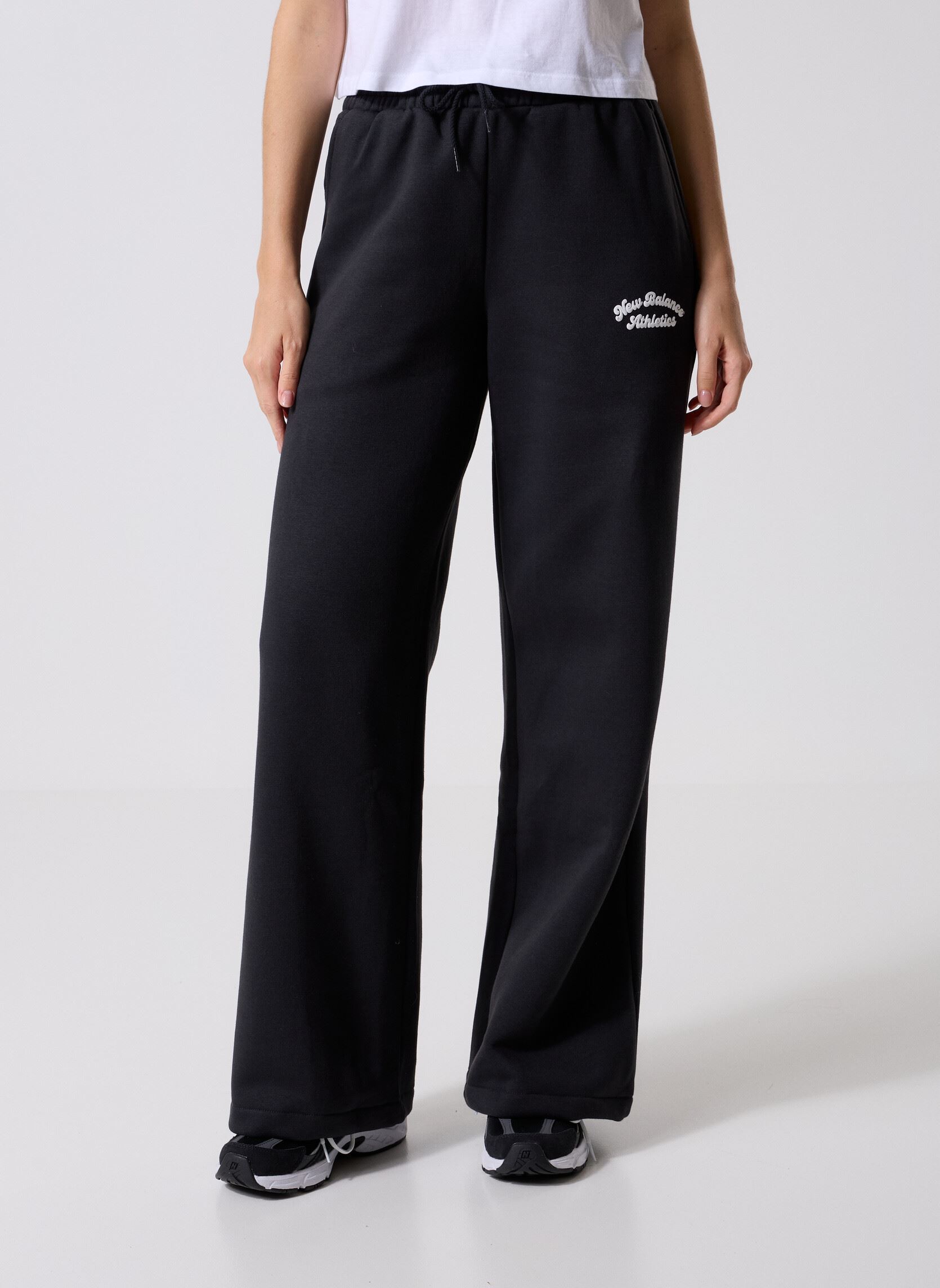 Vêtements New Balance Linear Heritage Fleece Wide Leg Pant pour Accessoires