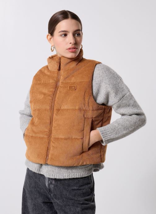New Balance Gilets Wide Wale Corduroy Vest femme marron