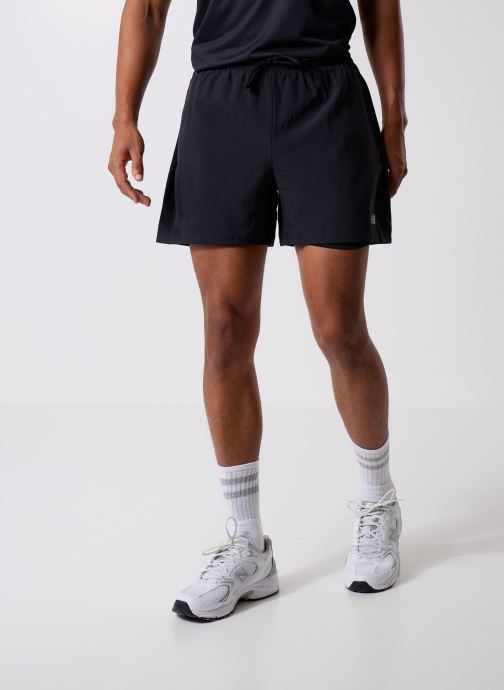 New Balance Shorts de sport Sport Essentials Lined Short 5 homme noir