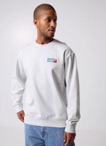 Sweats Athletics Premium Logo Crew homme gris New Balance Sweats Athletics Premium Logo Crew homme gris ASH HEATHER